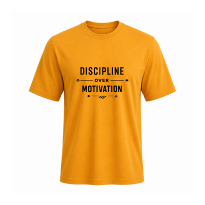 SIIEGE Motivation Typography Soft Cotton T-Shirt For Men