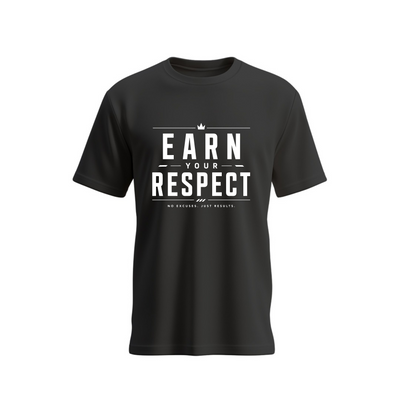 SIIEGE Earn Your Respect Soft Cotton T-Shirt For Men