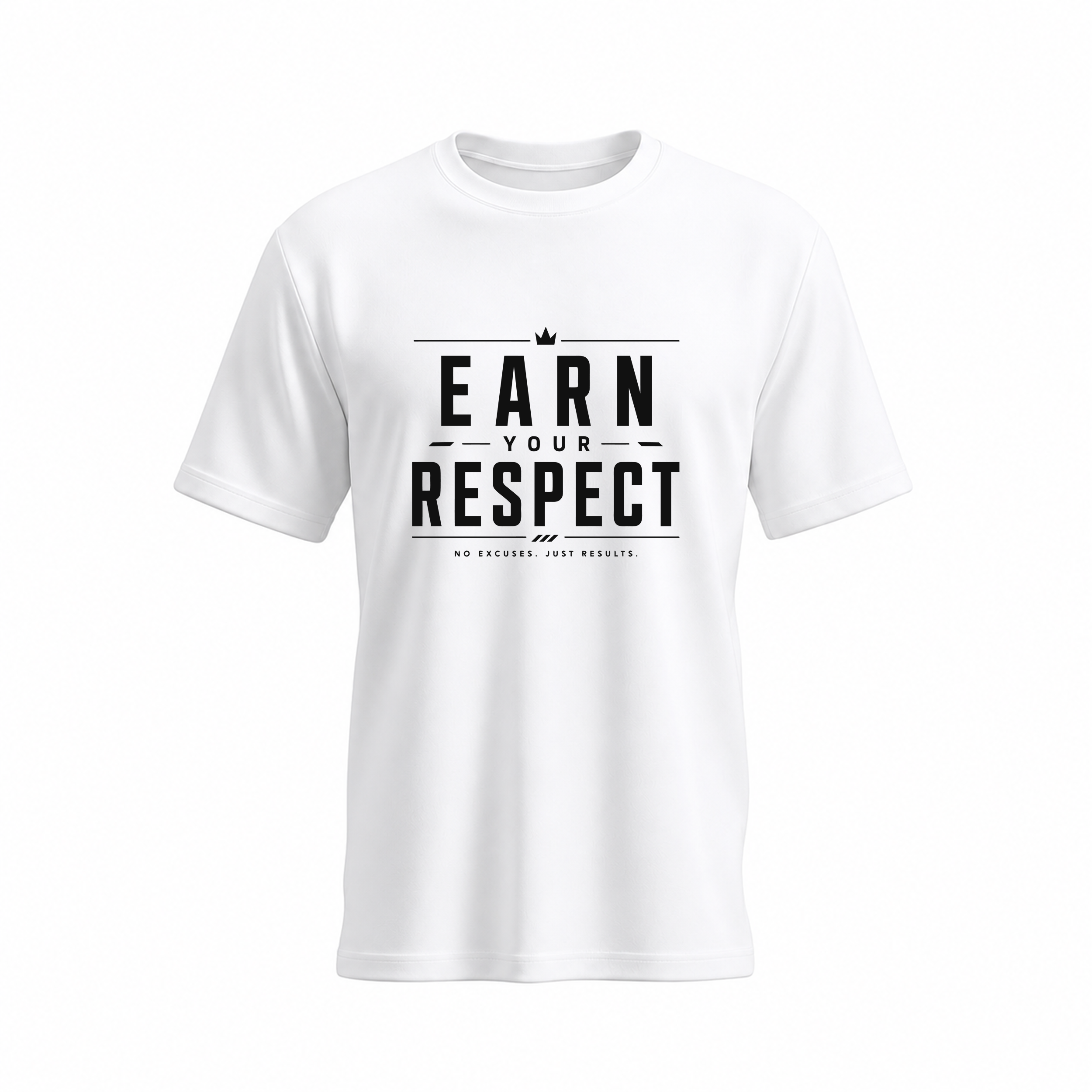 SIIEGE Earn Your Respect Soft Cotton T-Shirt For Men
