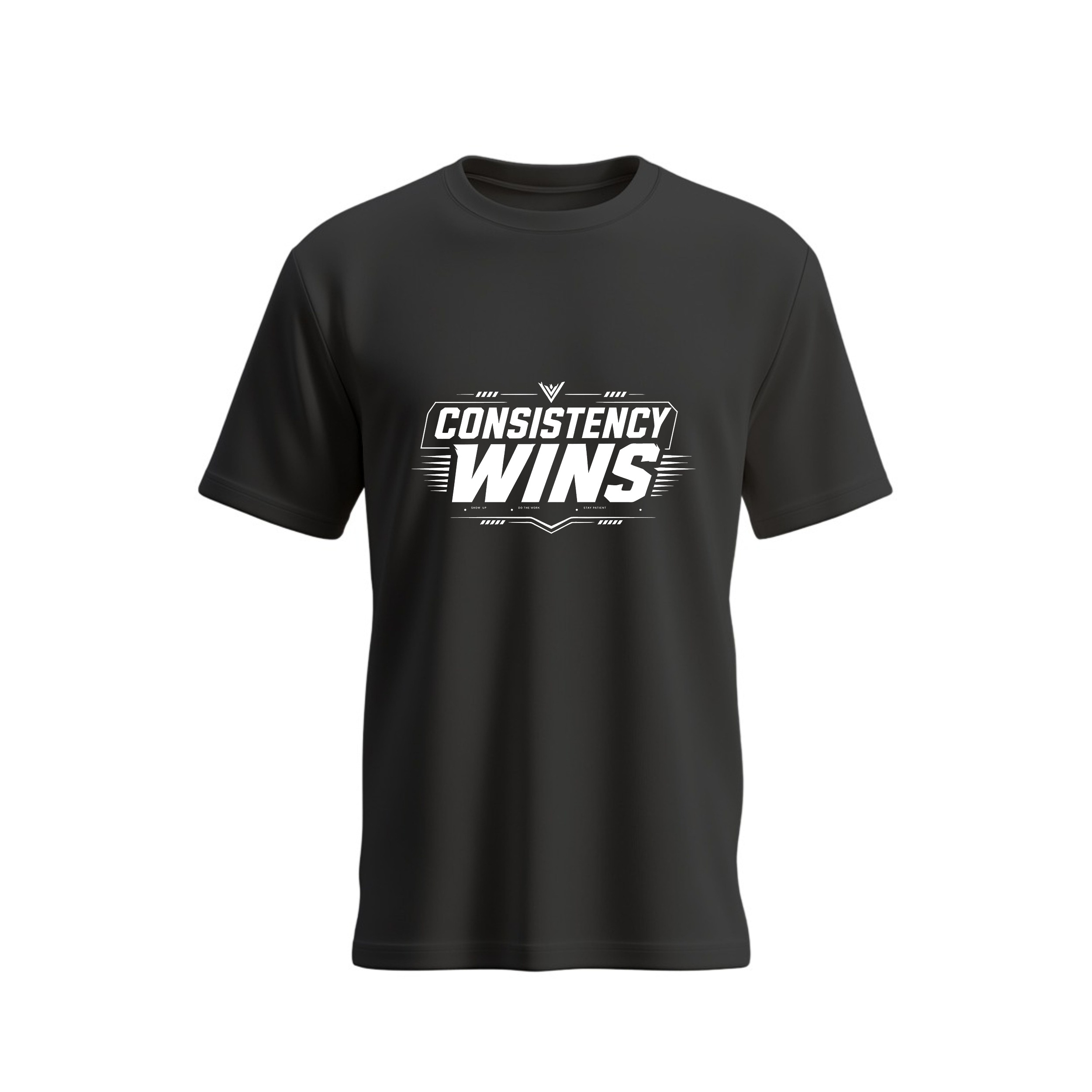 SIIEGE Consistency Wins Soft Cotton T-Shirt For Men