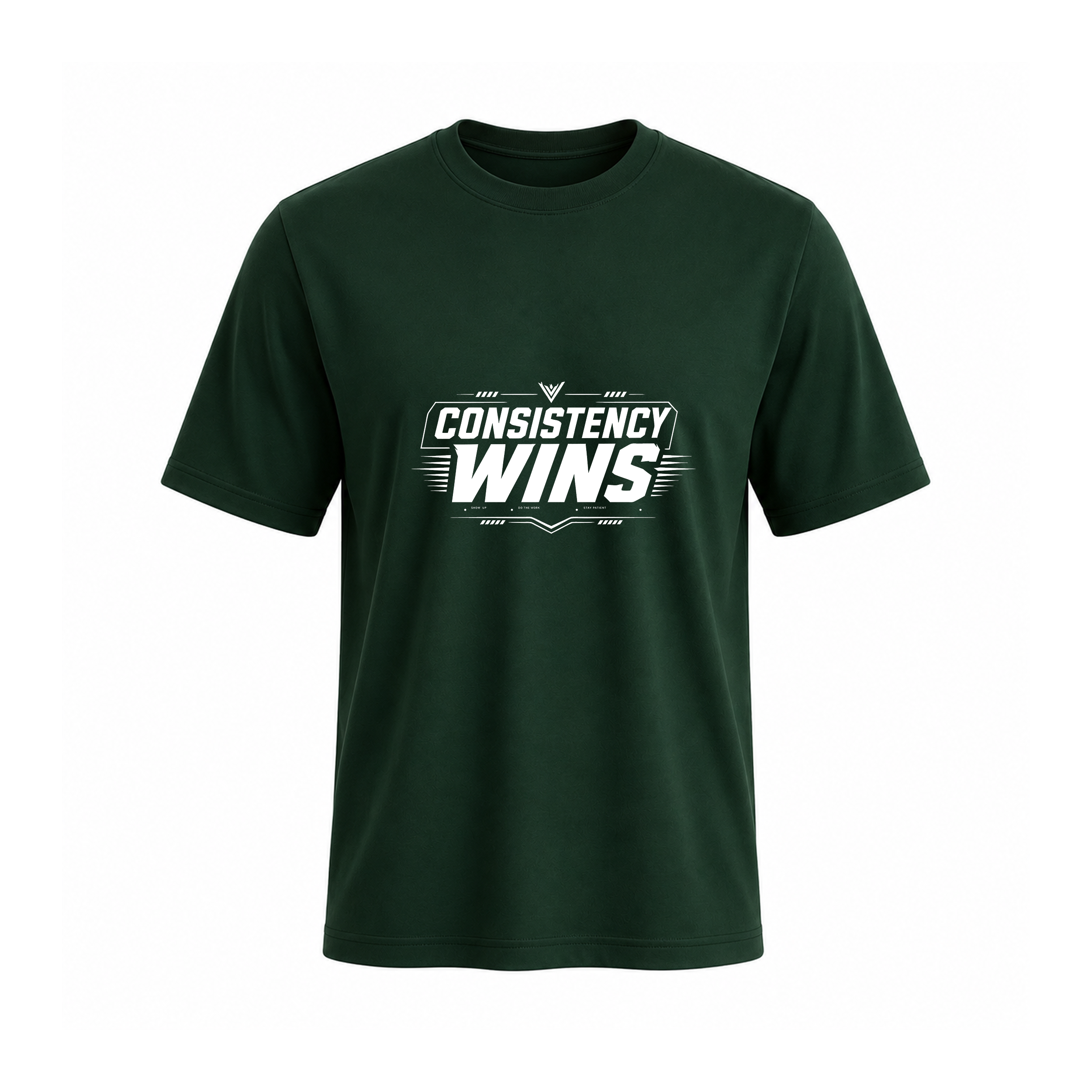 SIIEGE Consistency Wins Soft Cotton T-Shirt For Men