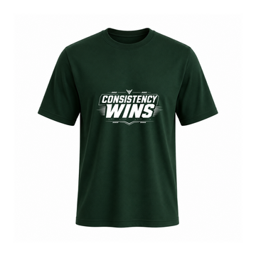 SIIEGE Consistency Wins Soft Cotton T-Shirt For Men