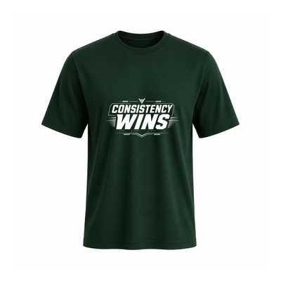 SIIEGE Consistency Wins Soft Cotton T-Shirt For Men