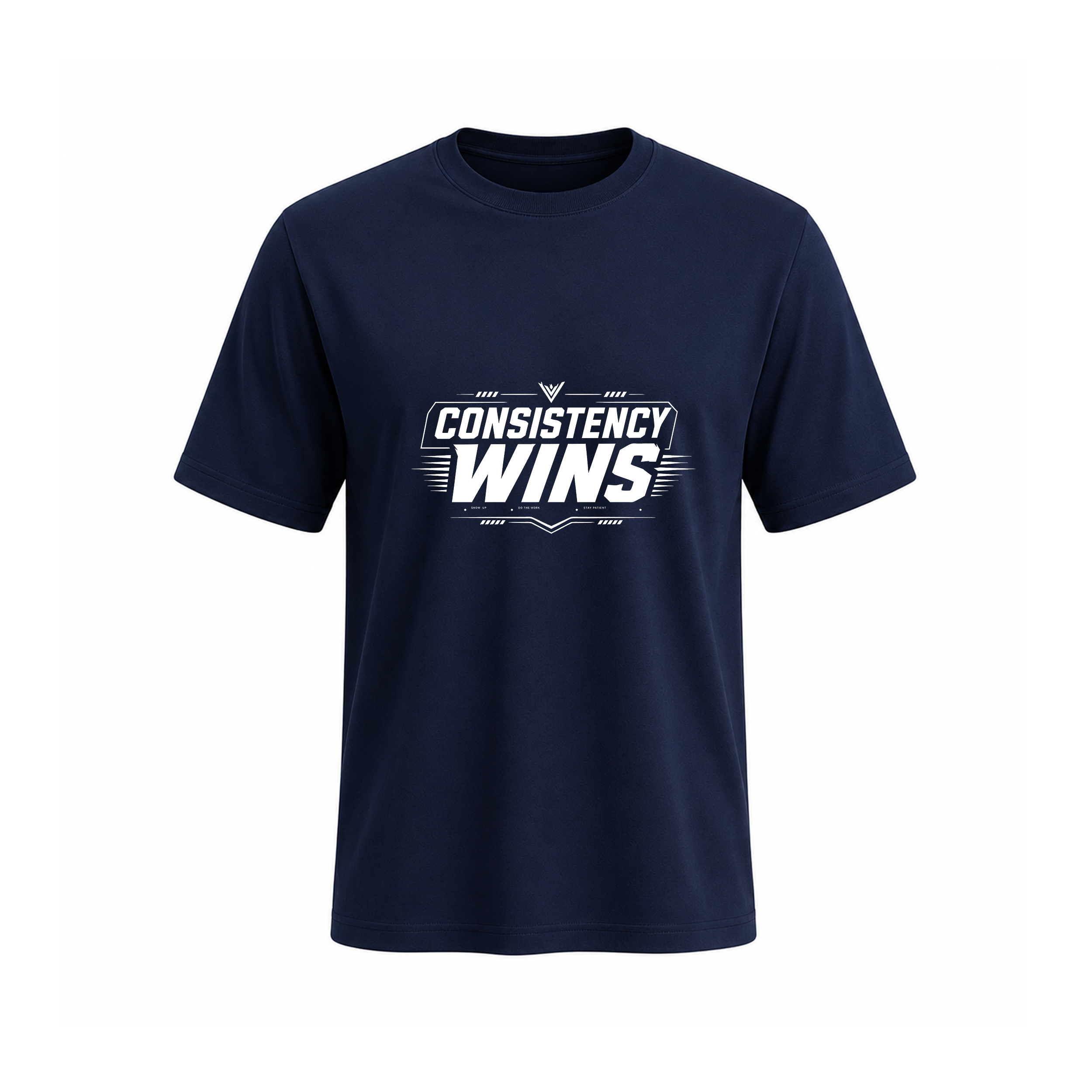 SIIEGE Consistency Wins Soft Cotton T-Shirt For Men