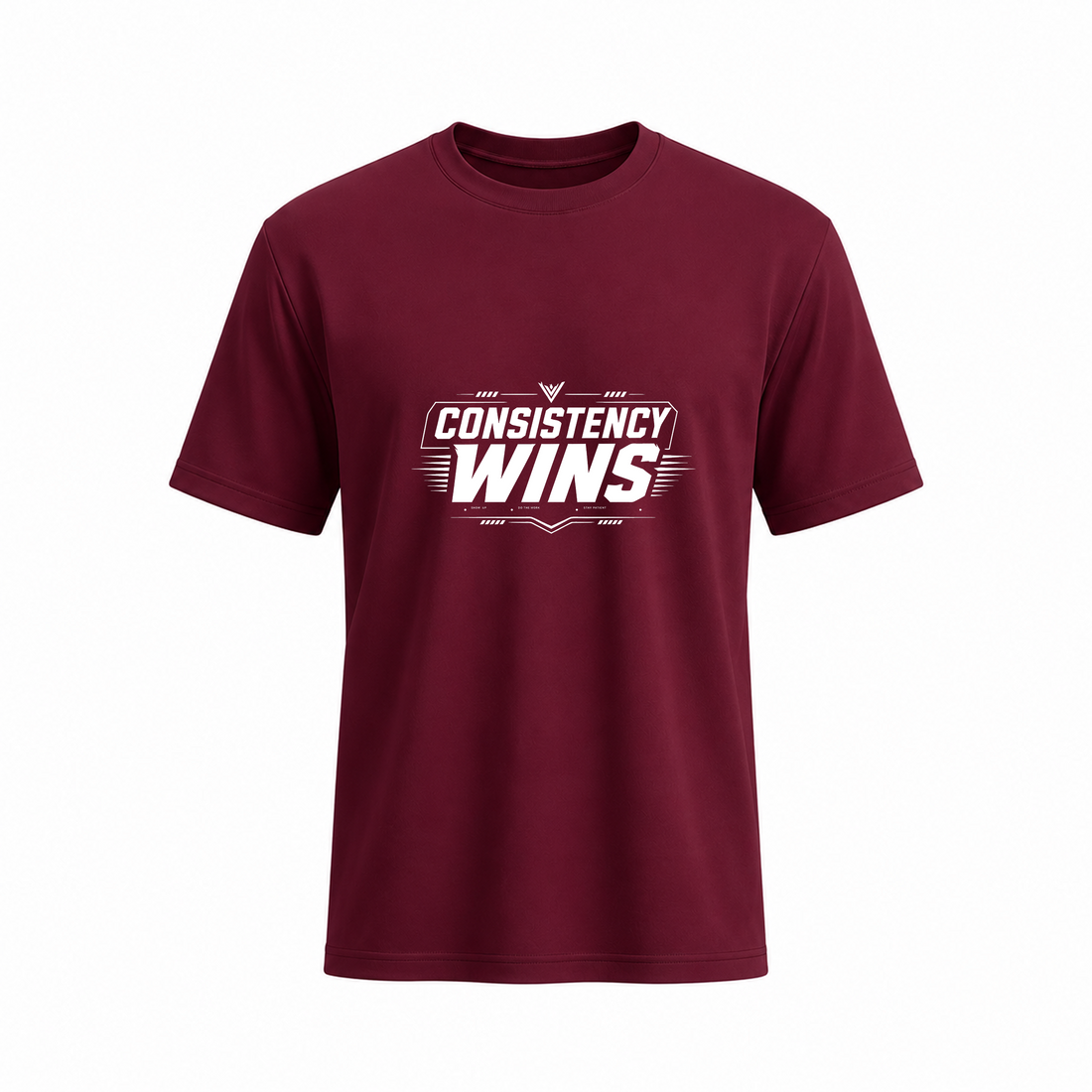 SIIEGE Consistency Wins Soft Cotton T-Shirt For Men