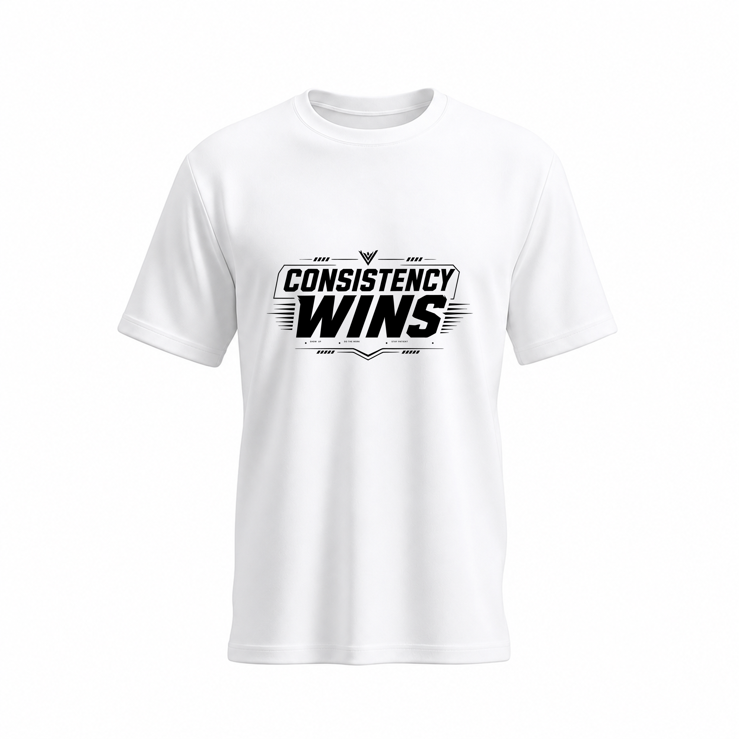 SIIEGE Consistency Wins Soft Cotton T-Shirt For Men