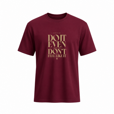 SIIEGE Doit ever Don't Soft Cotton T-Shirt For Men