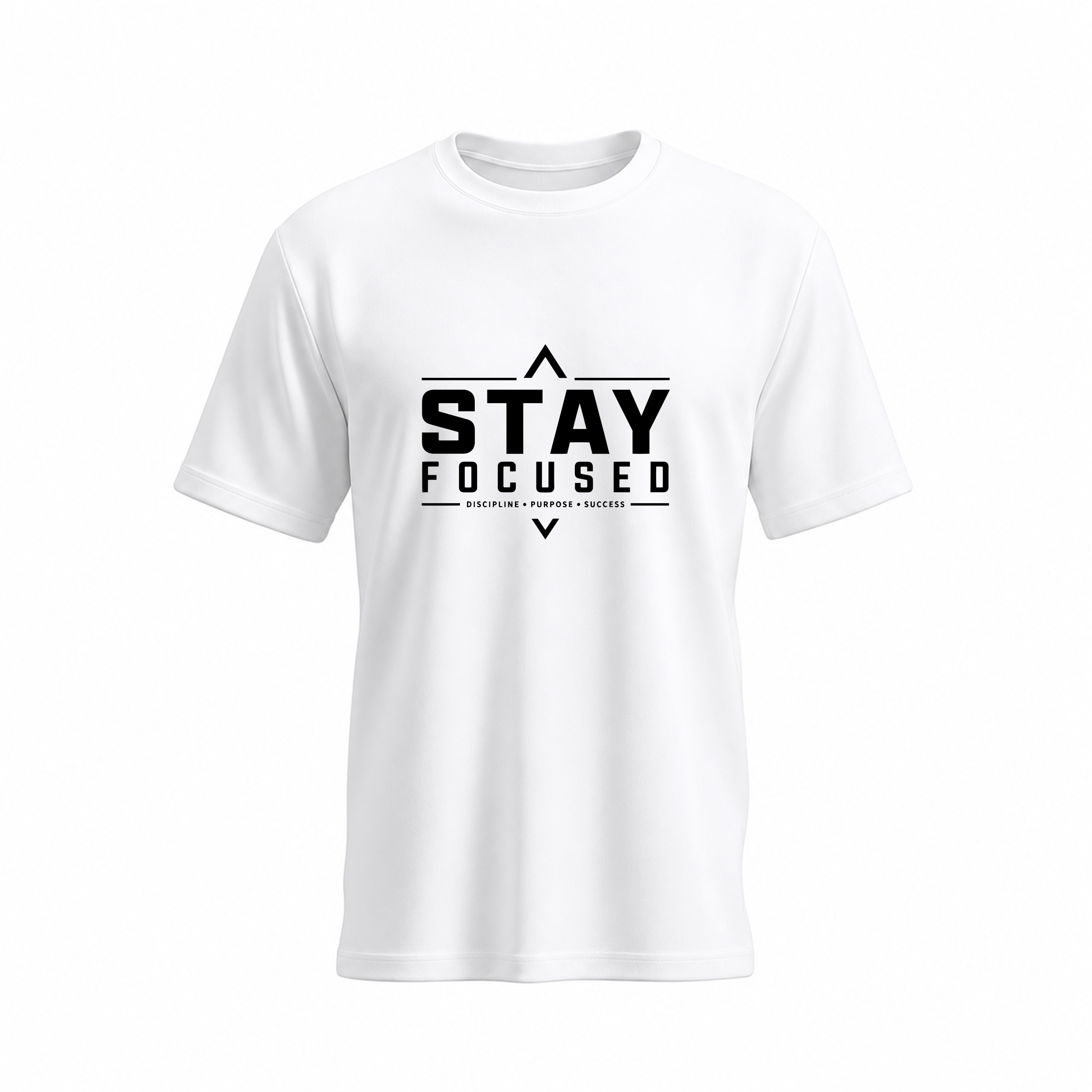 SIIEGE Stay Motivation Soft Cotton T-Shirt For Men
