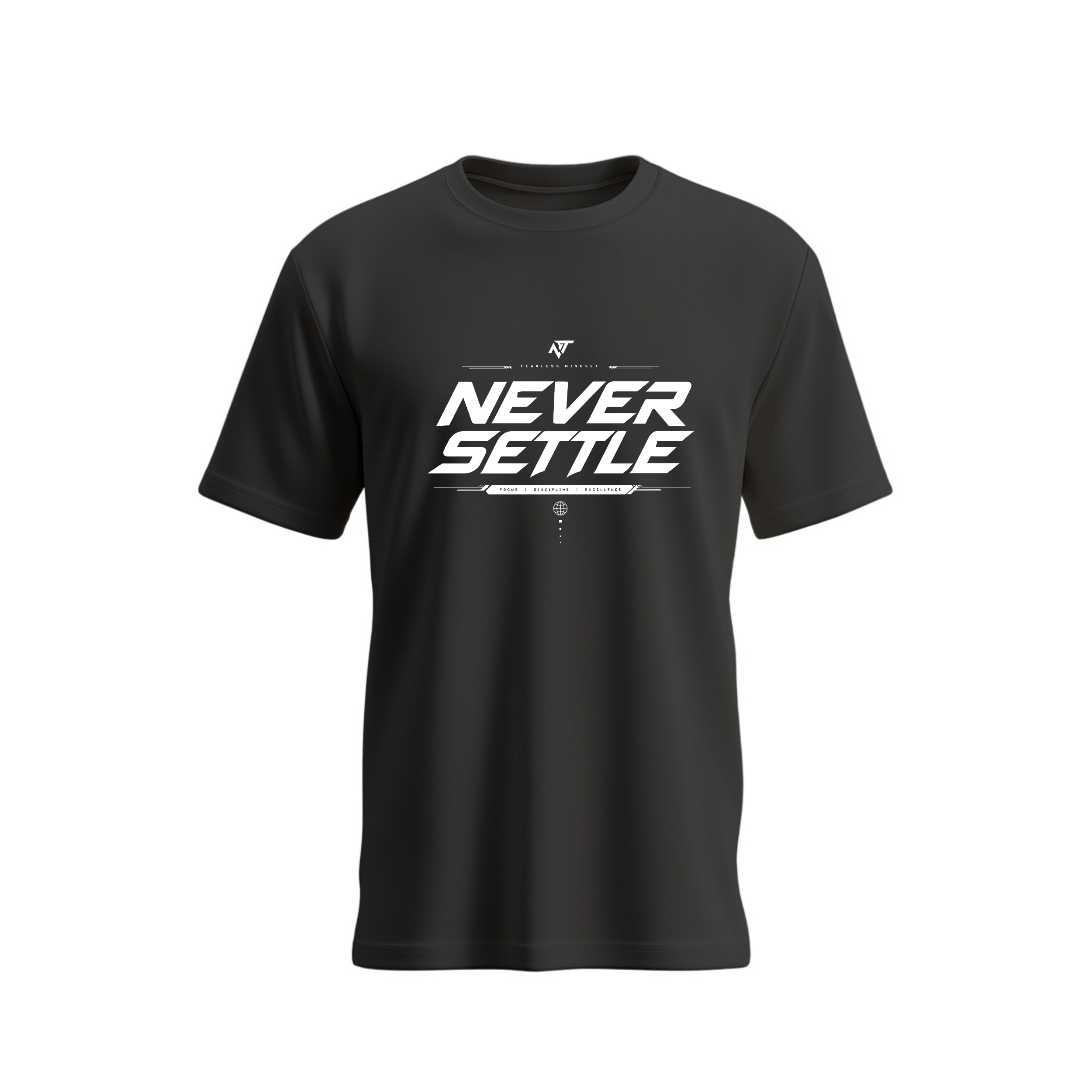 SIIEGE Never Settle Soft Cotton T-Shirt For Men
