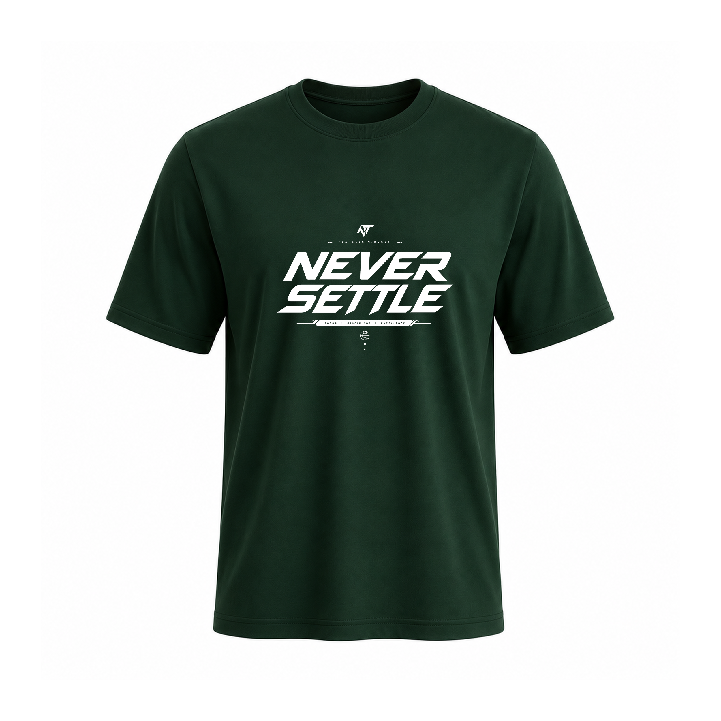 SIIEGE Never Settle Soft Cotton T-Shirt For Men