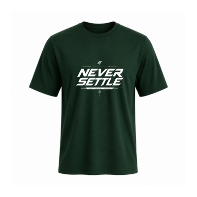 SIIEGE Never Settle Soft Cotton T-Shirt For Men