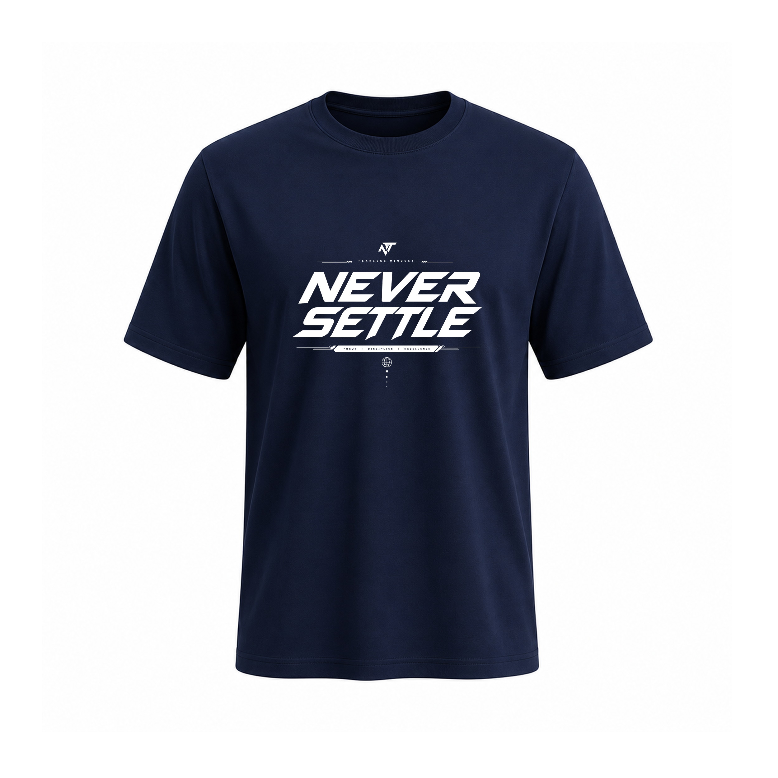 SIIEGE Never Settle Soft Cotton T-Shirt For Men