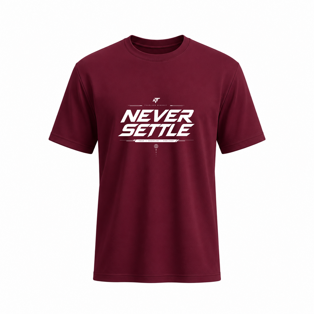 SIIEGE Never Settle Soft Cotton T-Shirt For Men