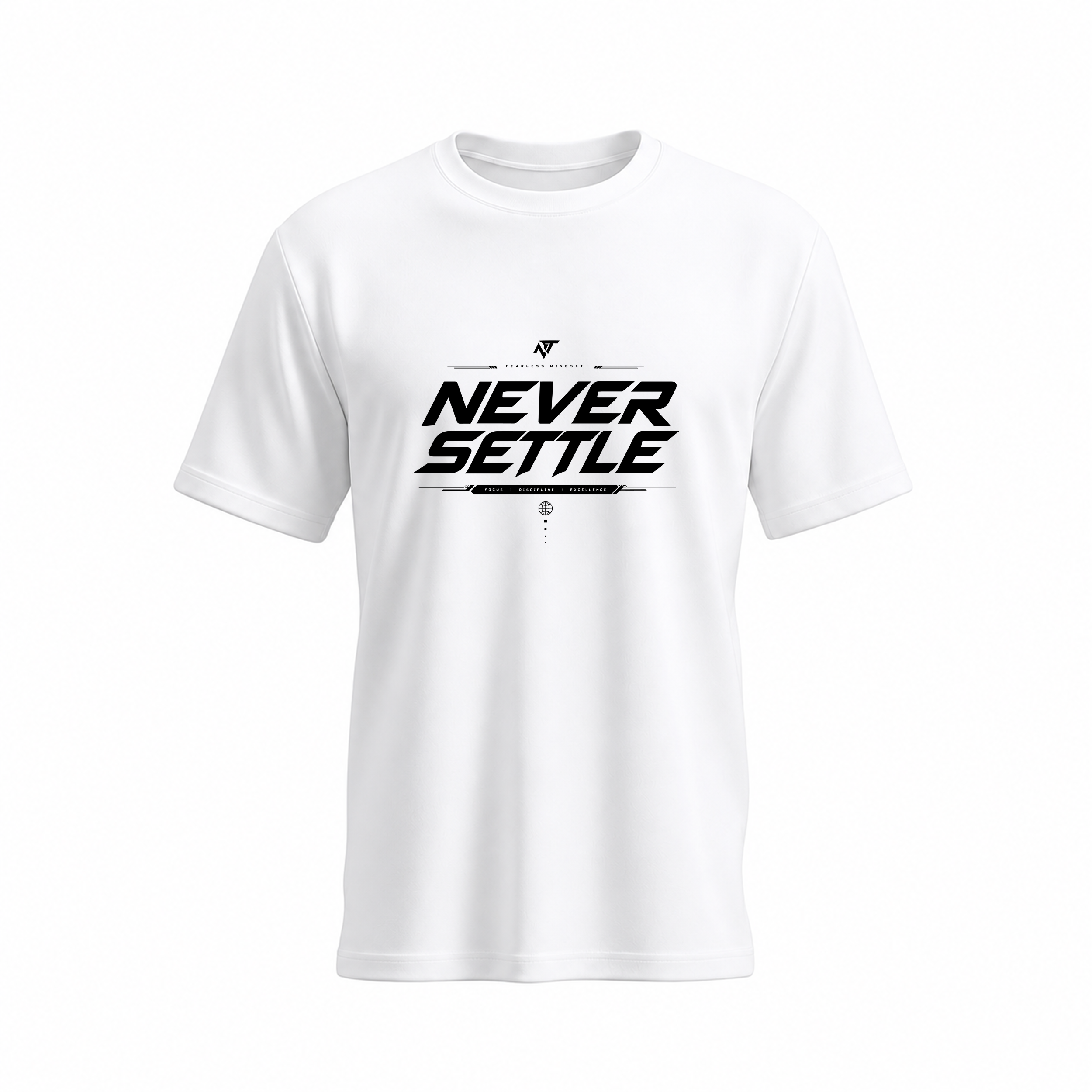 SIIEGE Never Settle Soft Cotton T-Shirt For Men