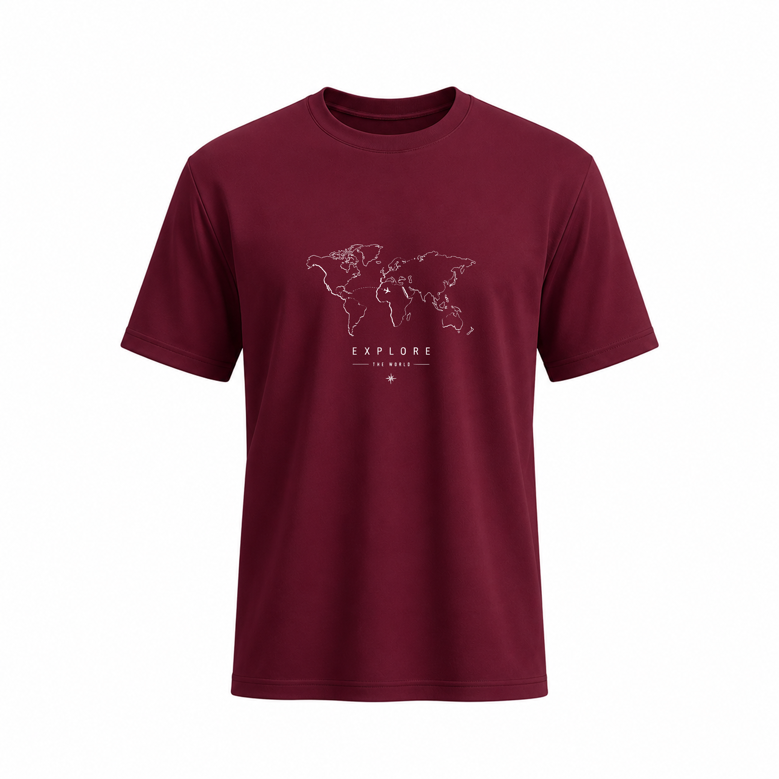 SIIEGE Explore The World Soft Cotton T-Shirt For Men
