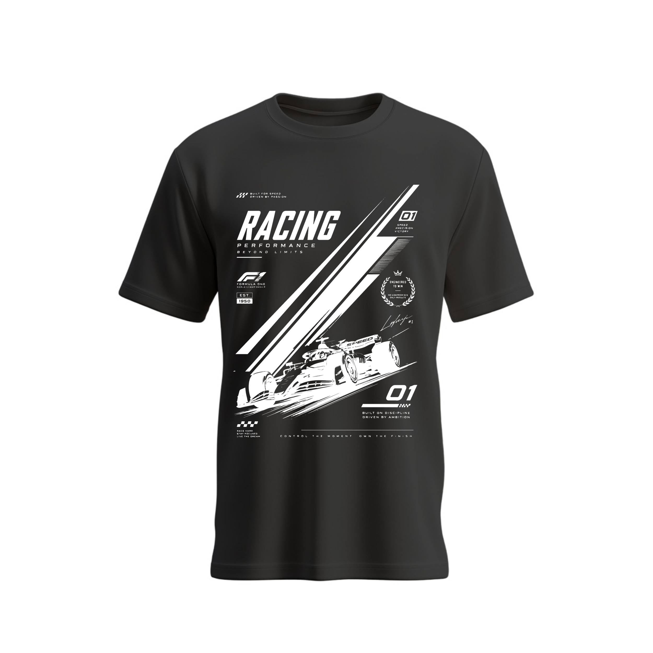 SIIEGE Racing Soft Cotton T-Shirt For Men