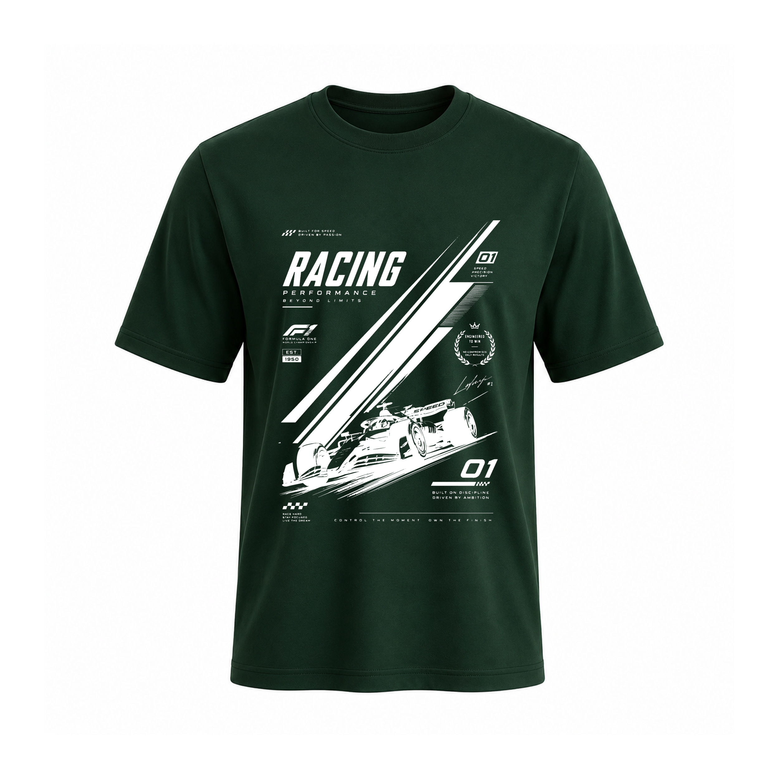 SIIEGE Racing Soft Cotton T-Shirt For Men