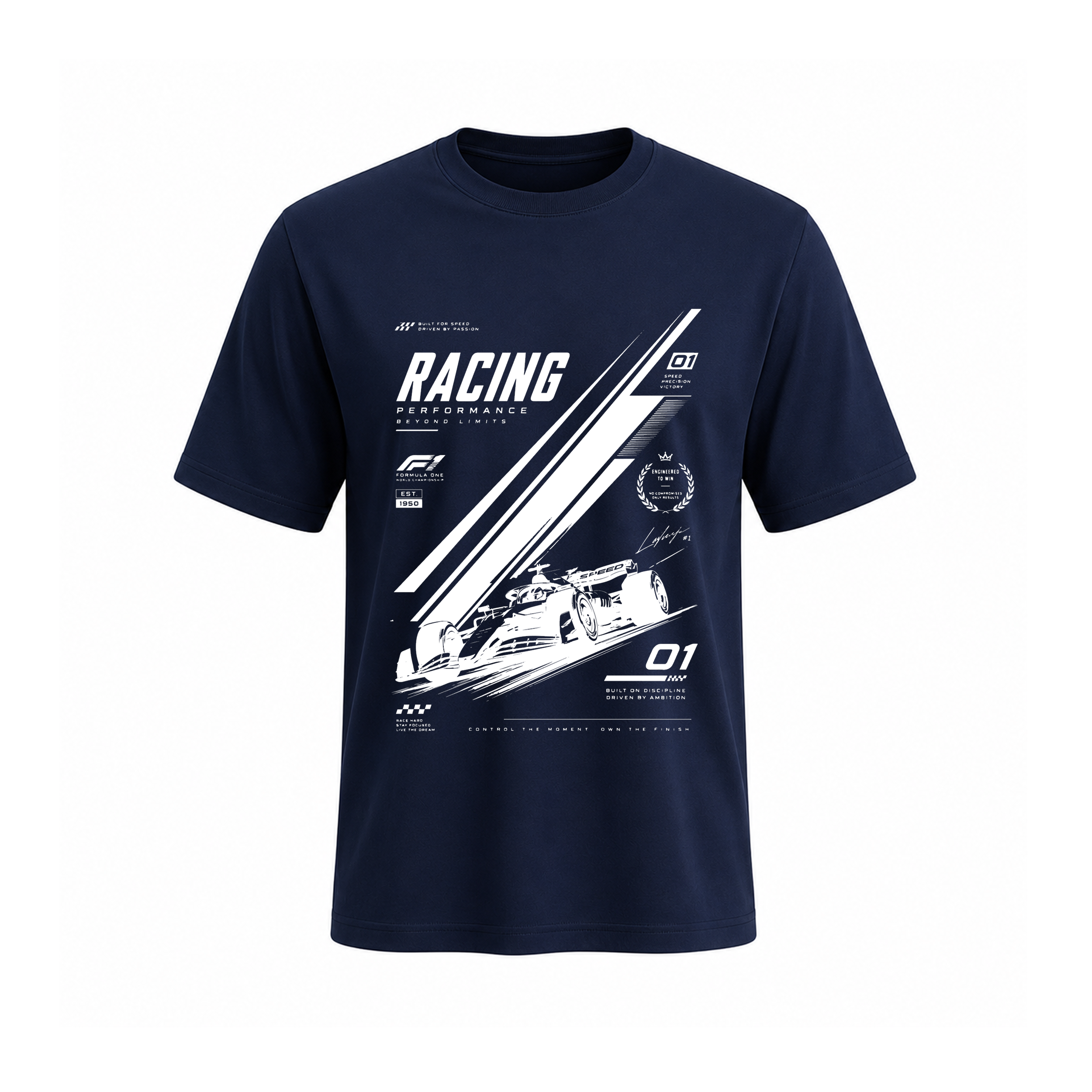 SIIEGE Racing Soft Cotton T-Shirt For Men