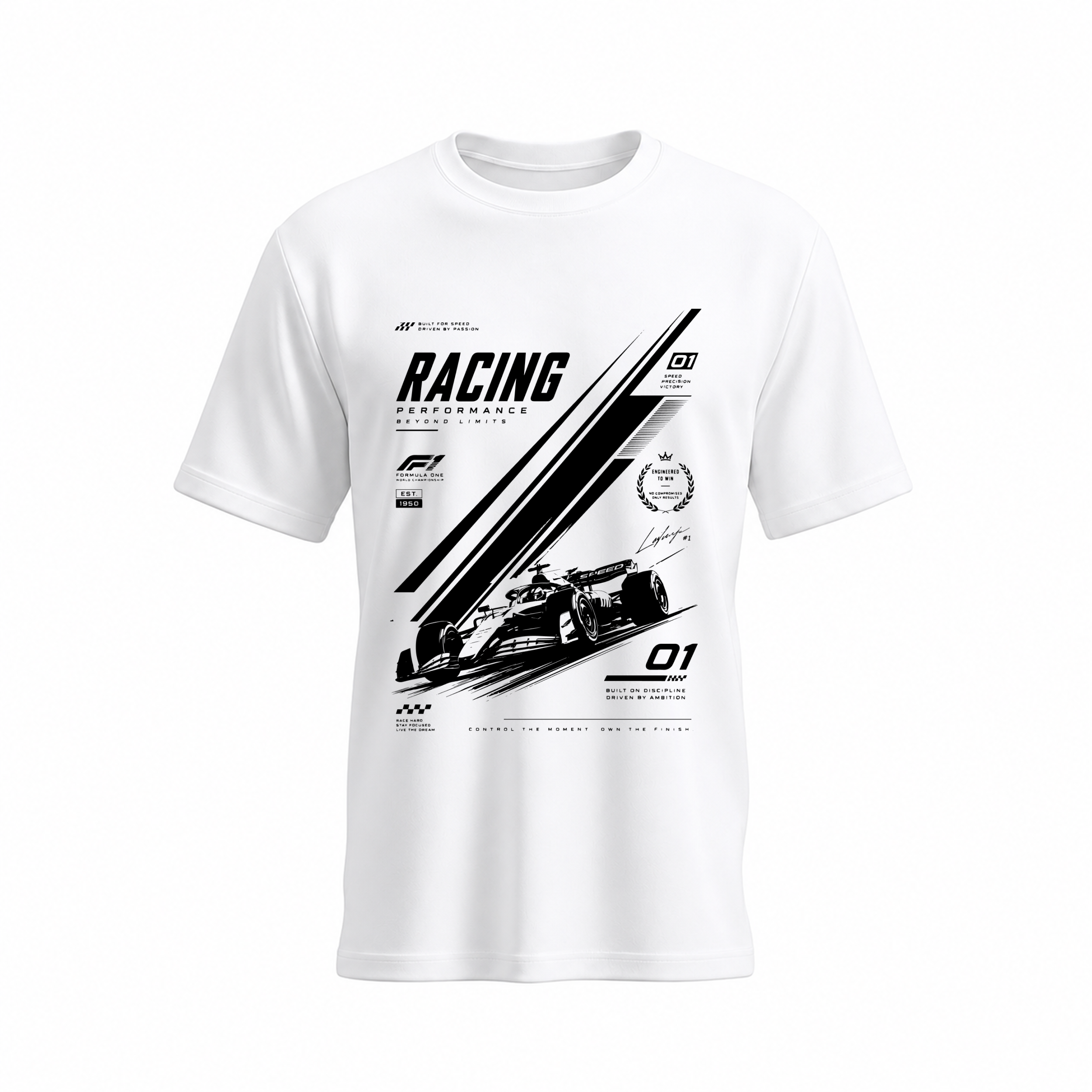 SIIEGE Racing Soft Cotton T-Shirt For Men