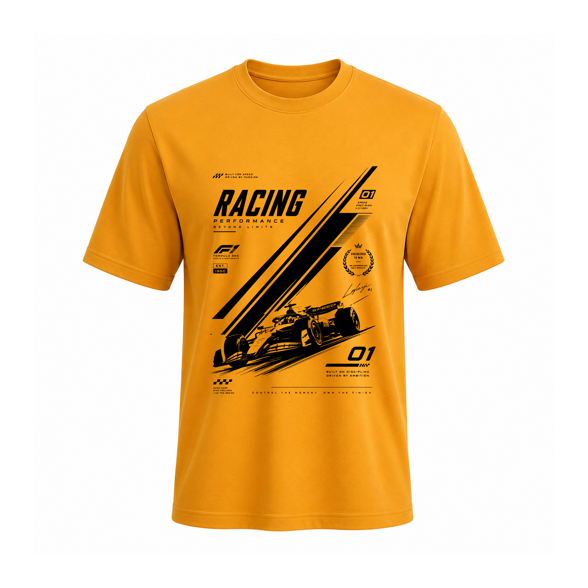 SIIEGE Racing Soft Cotton T-Shirt For Men
