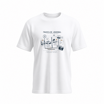 SIIEGE Traveler Journal Soft  Cotton T-Shirt For Men