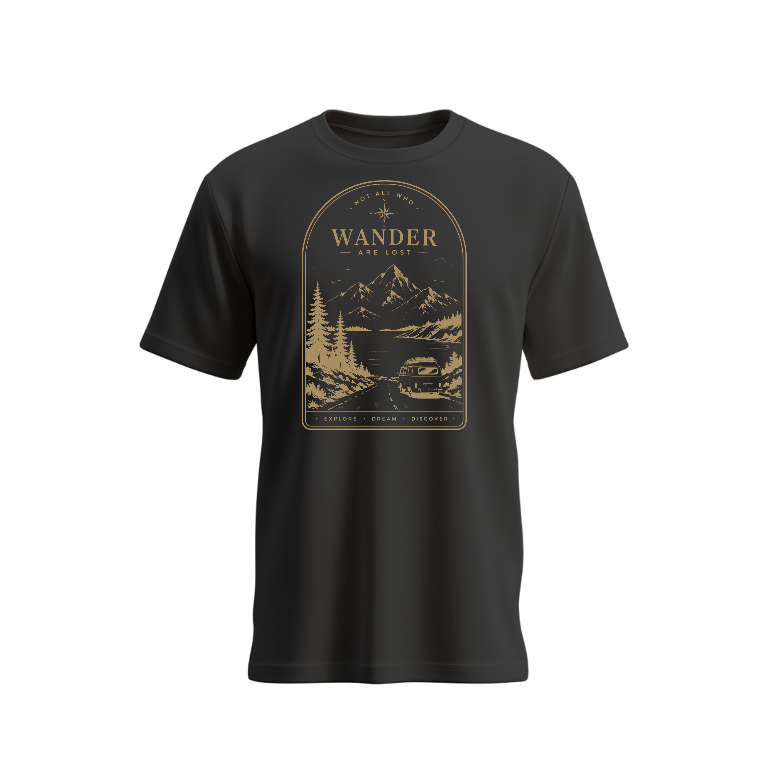SIIEGE Motivational Round Neck Soft Cotton T-Shirt For Men