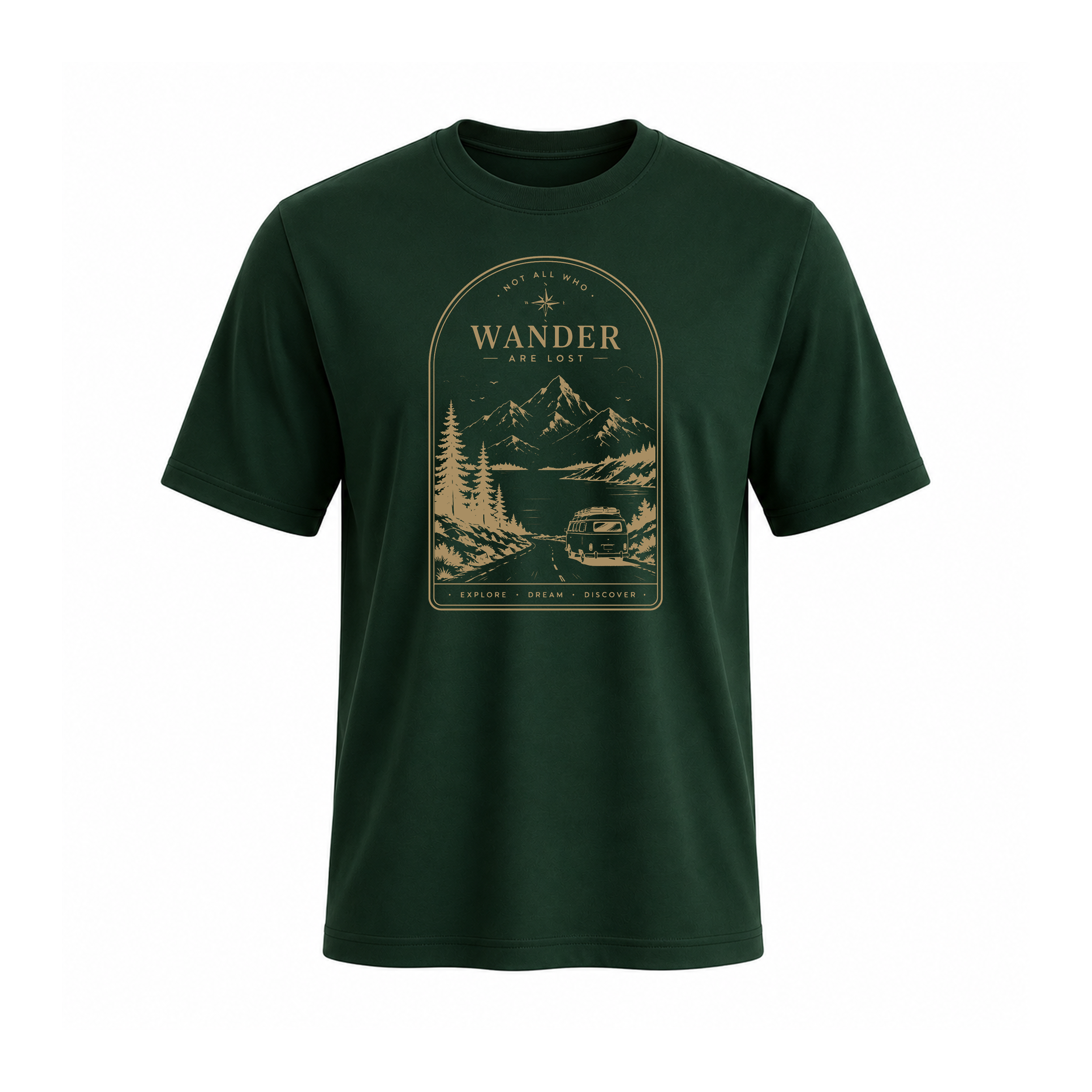 SIIEGE Motivational Round Neck Soft Cotton T-Shirt For Men