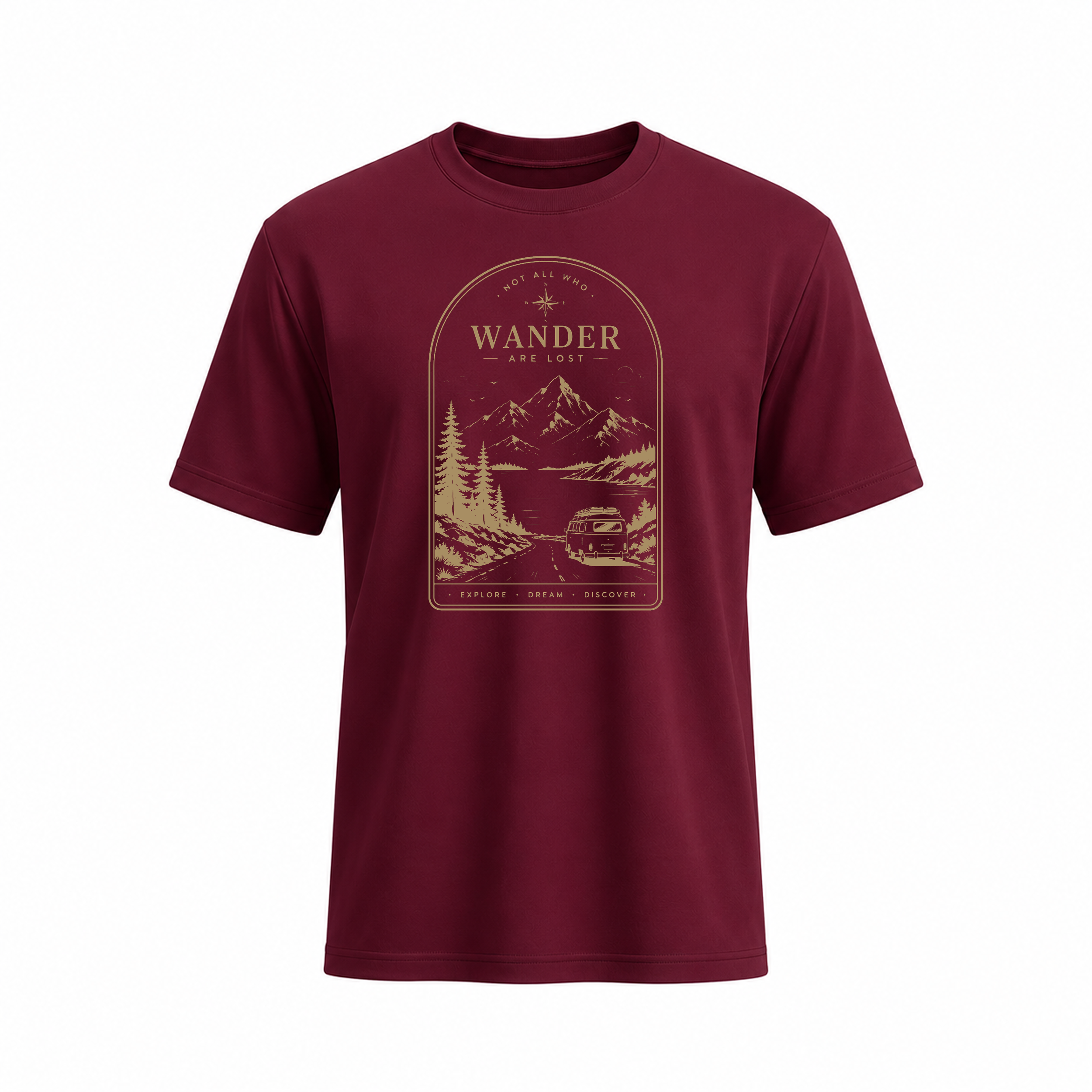 SIIEGE Motivational Round Neck Soft Cotton T-Shirt For Men