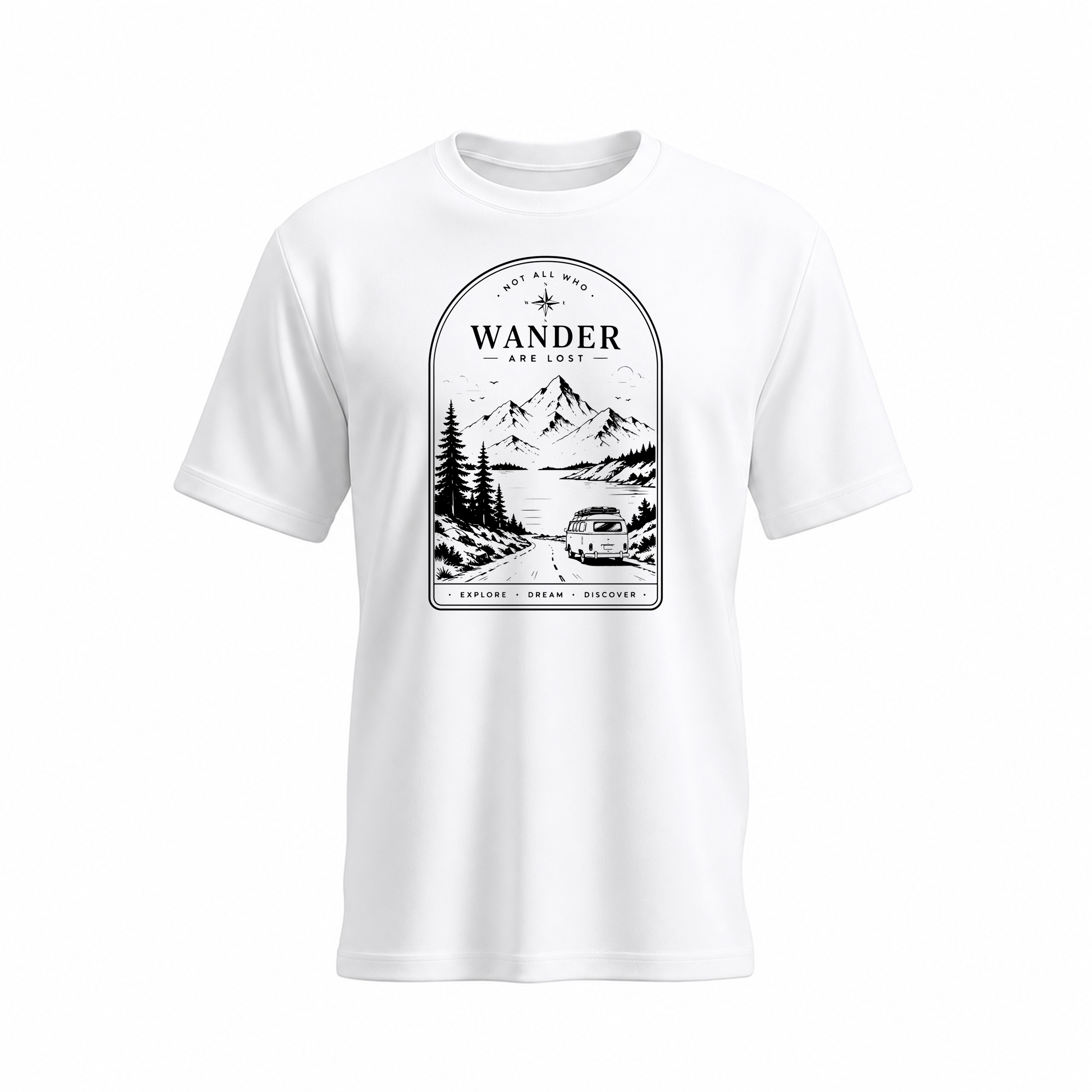 SIIEGE Motivational Round Neck Soft Cotton T-Shirt For Men