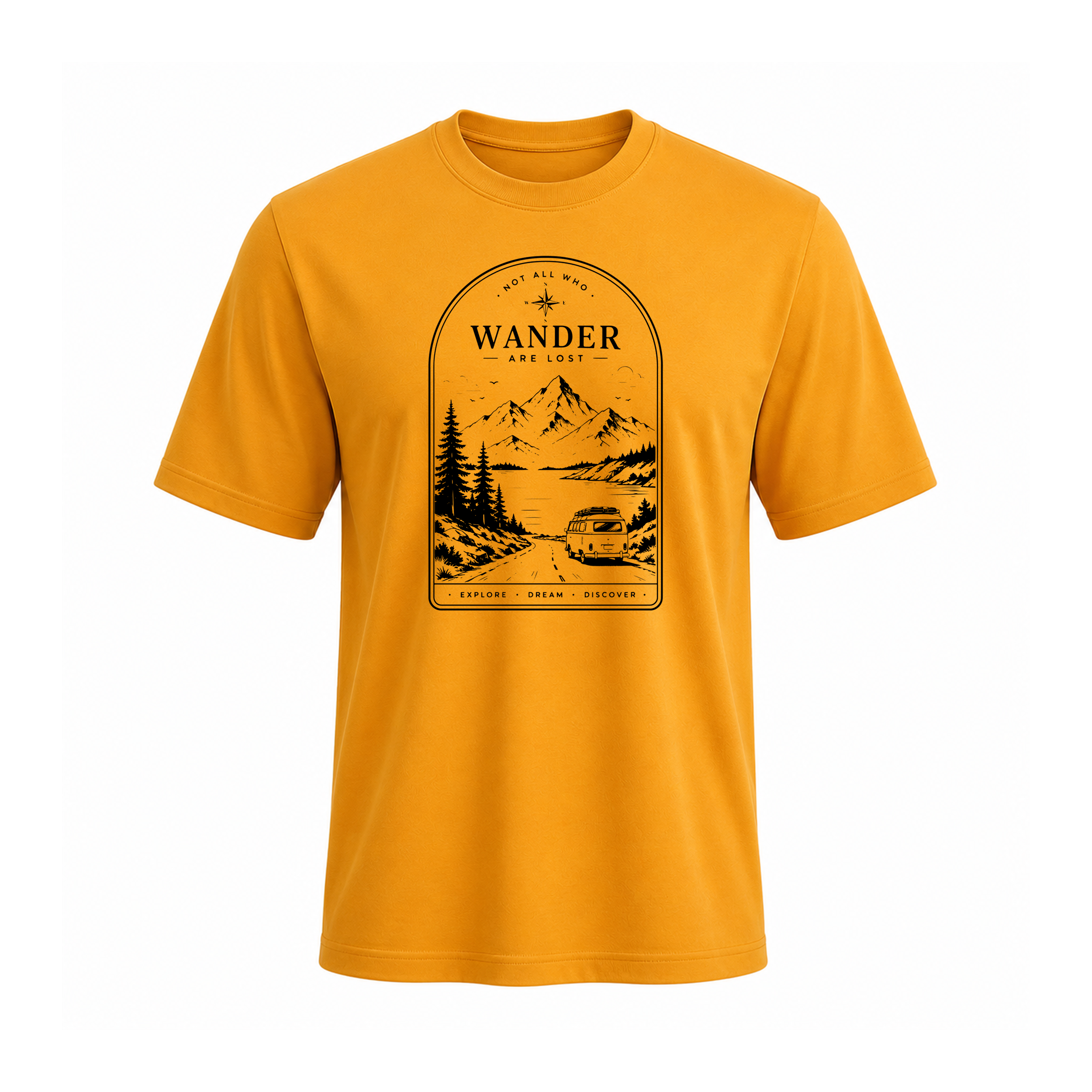 SIIEGE Motivational Round Neck Soft Cotton T-Shirt For Men