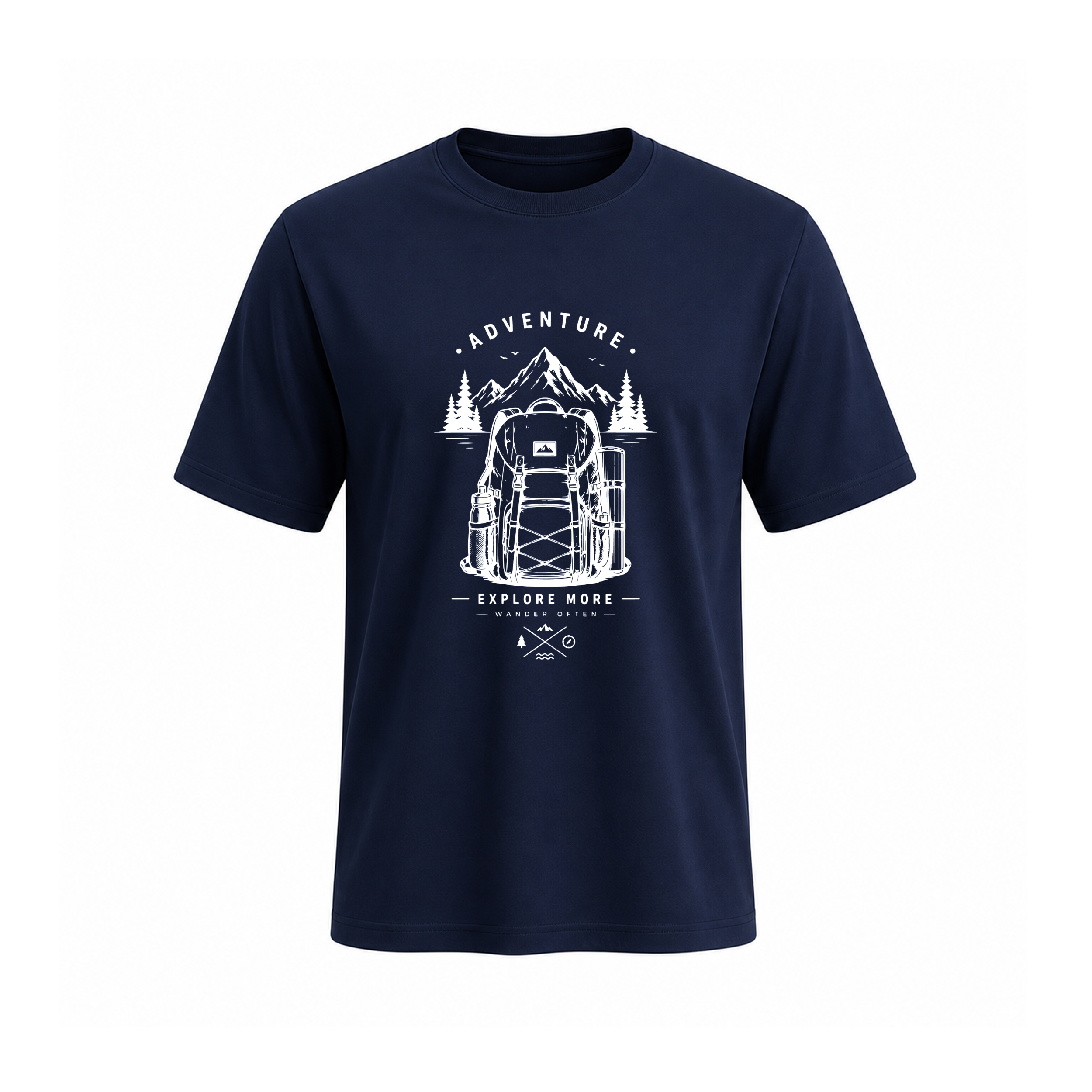 SIIEGE Wonder Often Round Neck Soft Cotton T-Shirt For Men