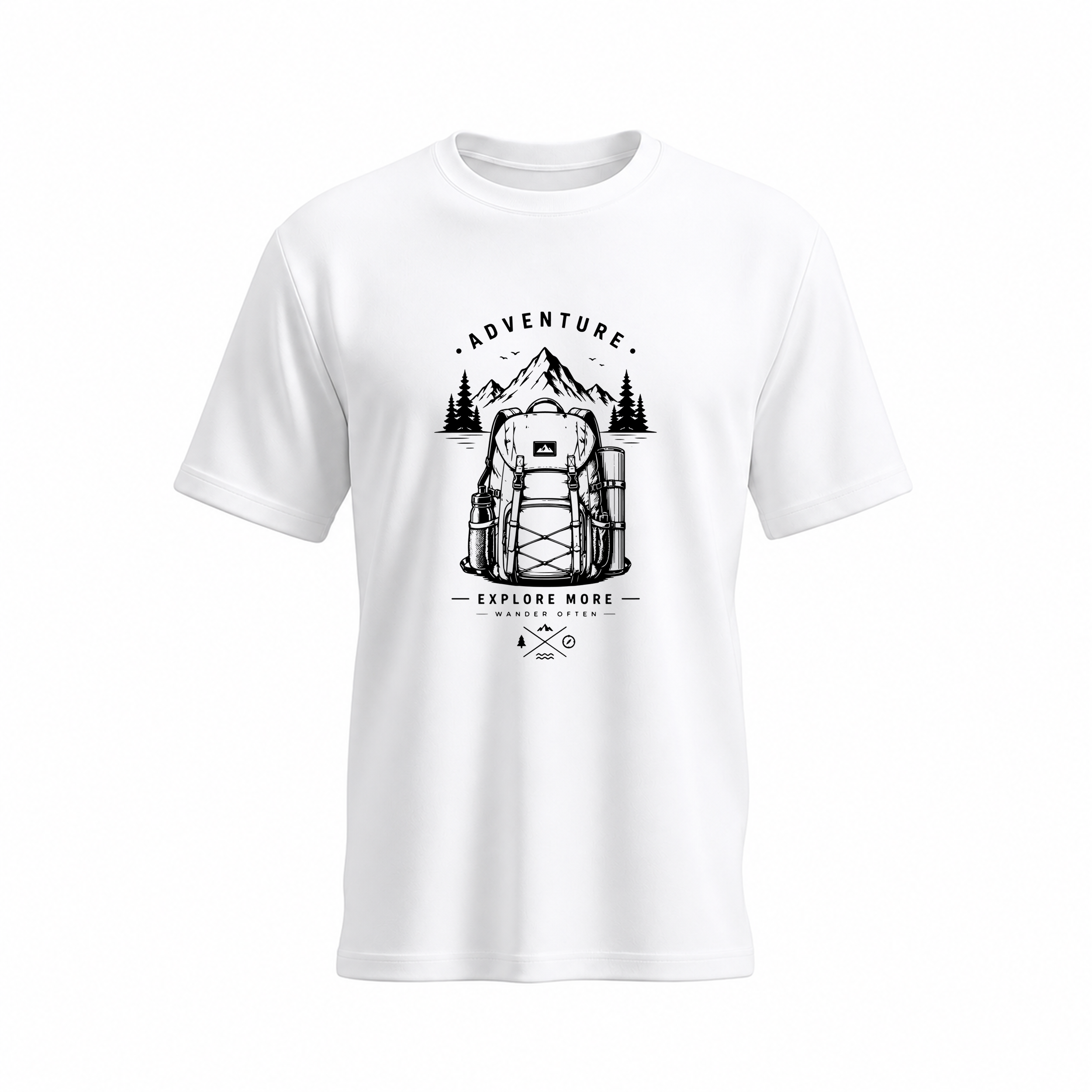 SIIEGE Wonder Often Round Neck Soft Cotton T-Shirt For Men