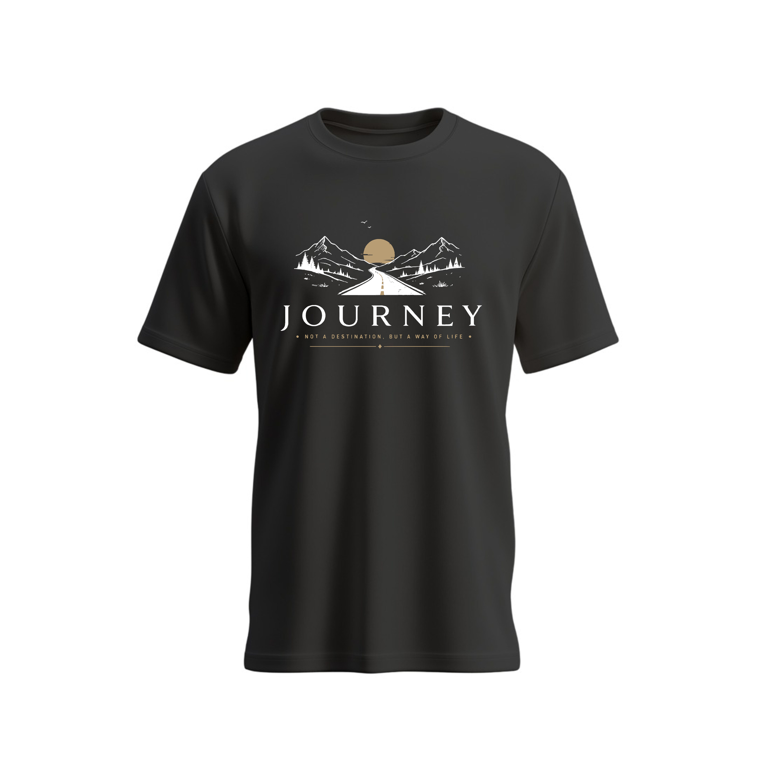 SIIEGE Journey Round Neck Soft Cotton T-Shirt For Men