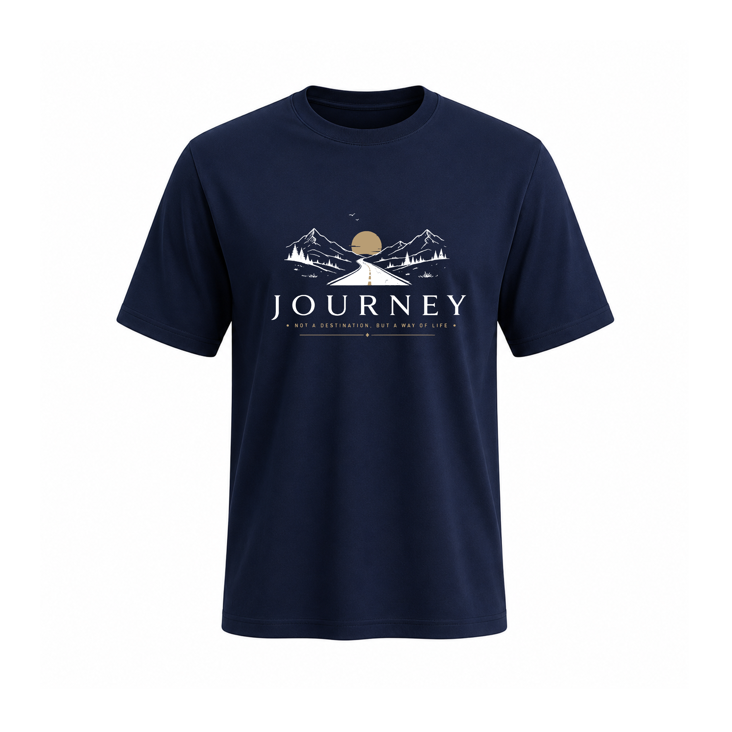 SIIEGE Journey Round Neck Soft Cotton T-Shirt For Men