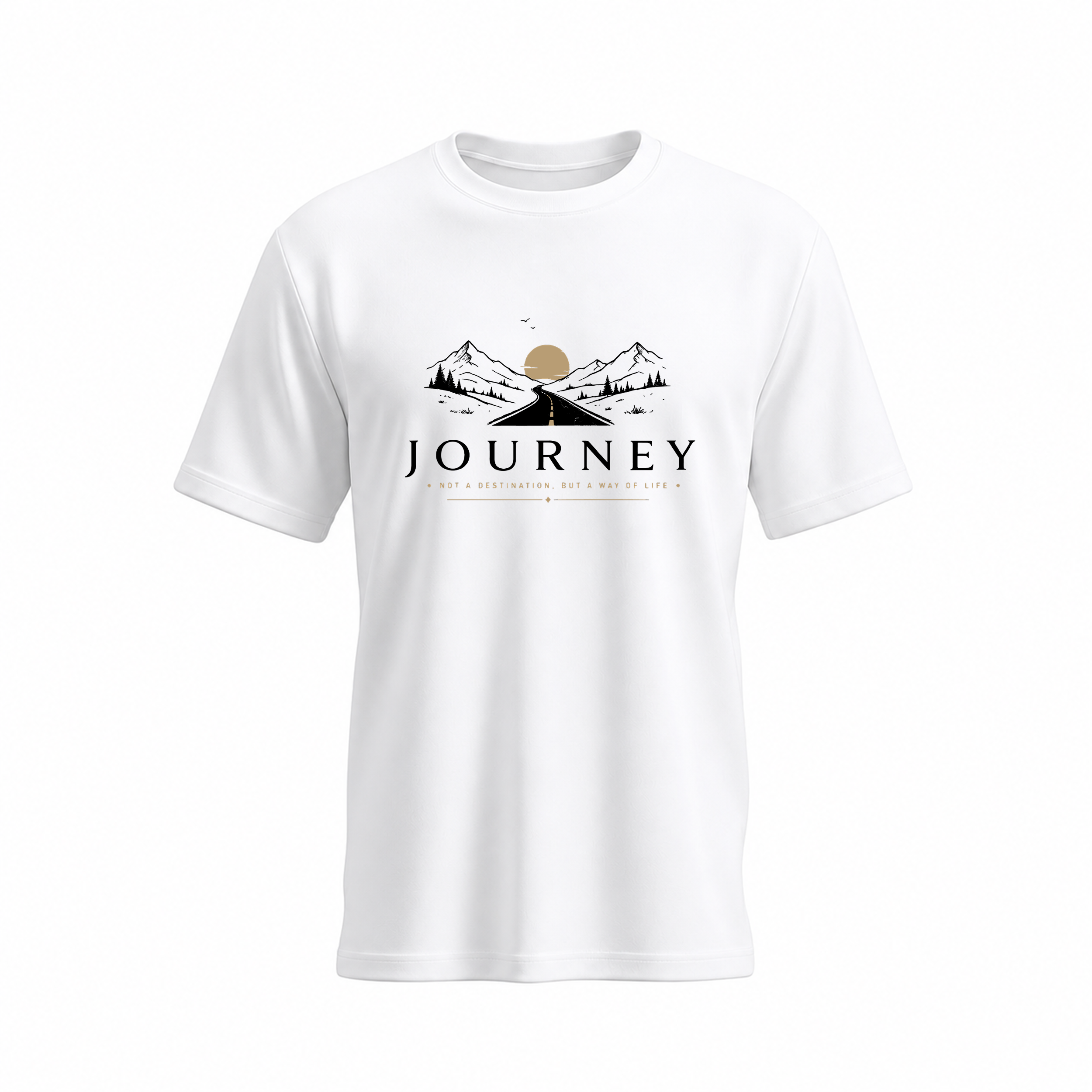 SIIEGE Journey Round Neck Soft Cotton T-Shirt For Men