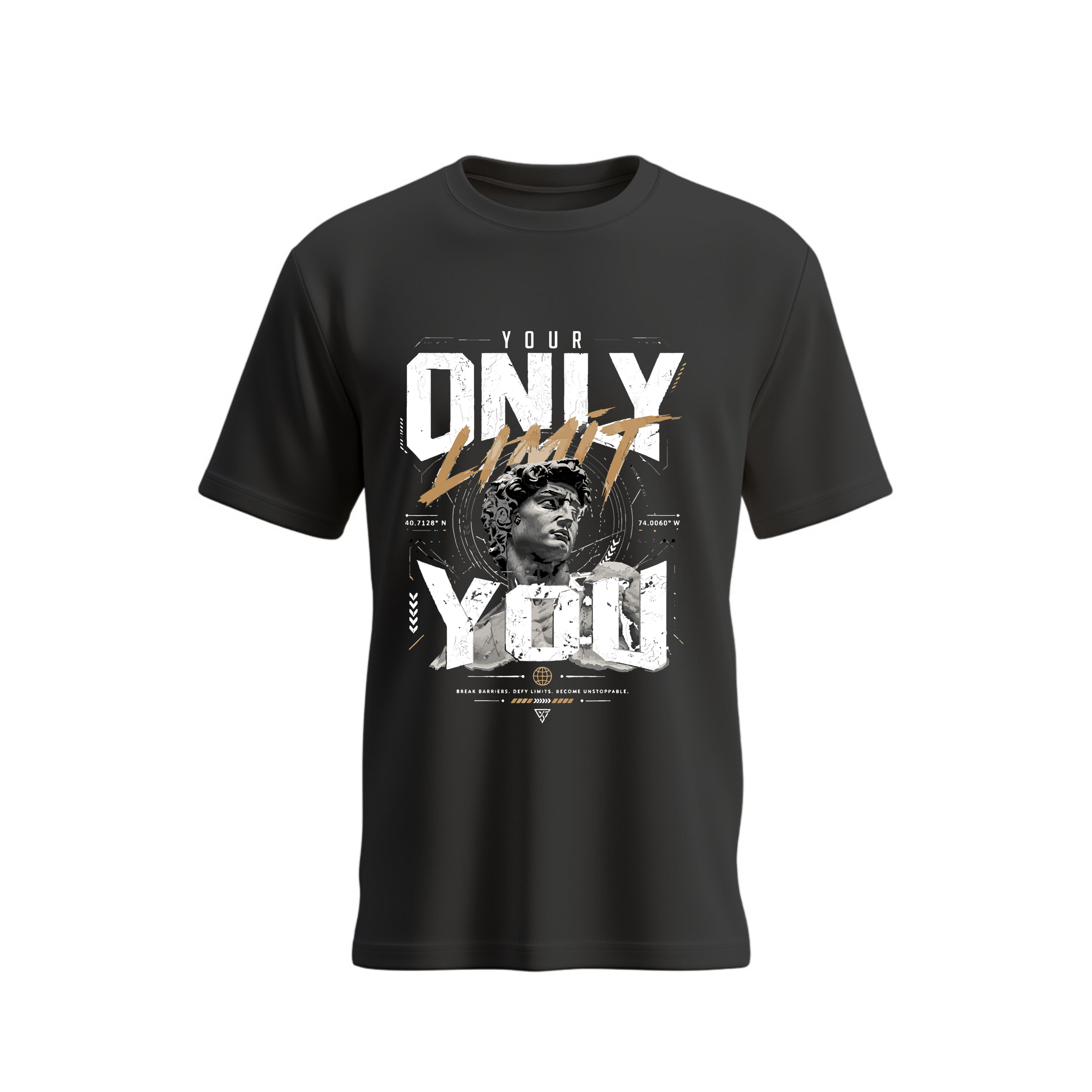 SIIEGE Only You Round Neck Soft Cotton T-Shirt For Men