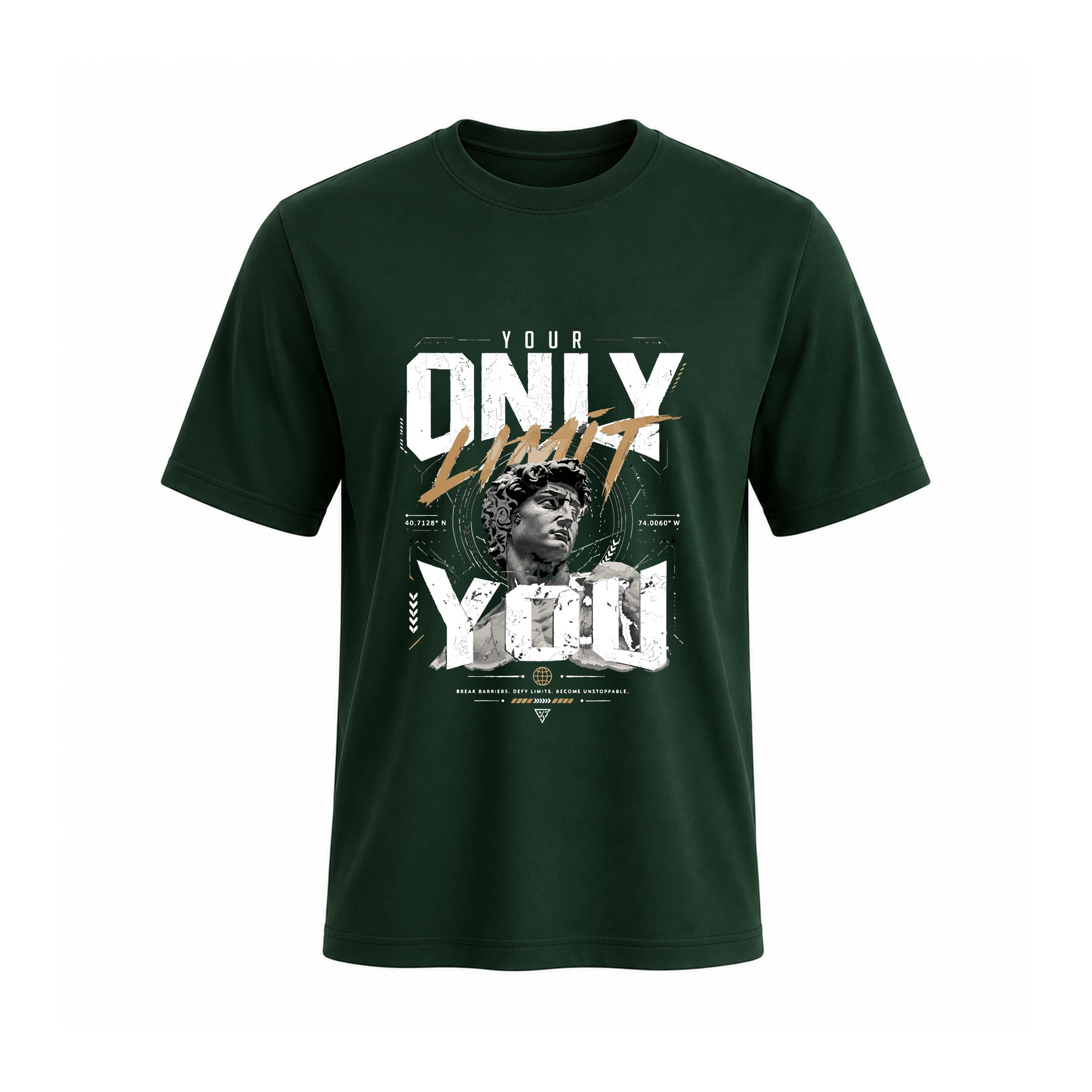 SIIEGE Only You Round Neck Soft Cotton T-Shirt For Men