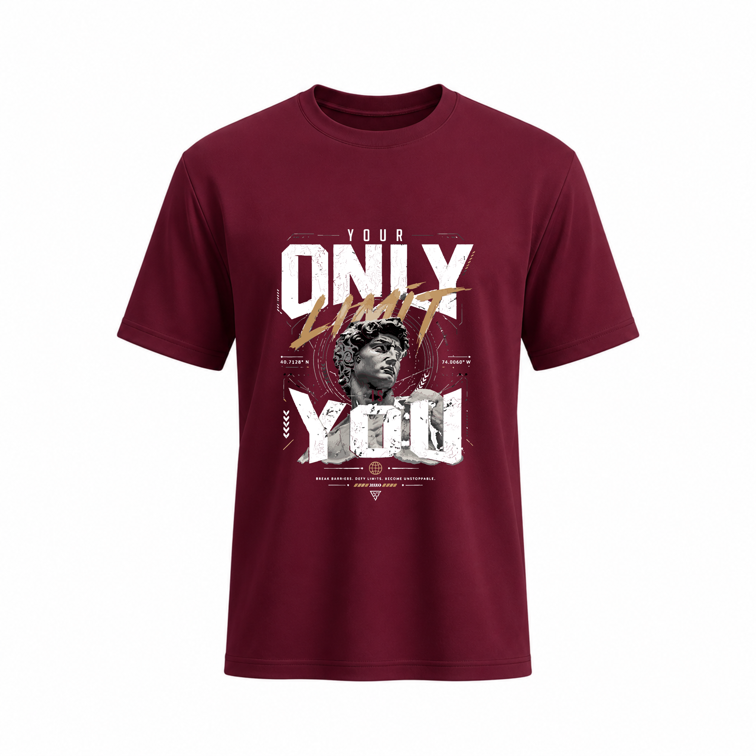 SIIEGE Only You Round Neck Soft Cotton T-Shirt For Men