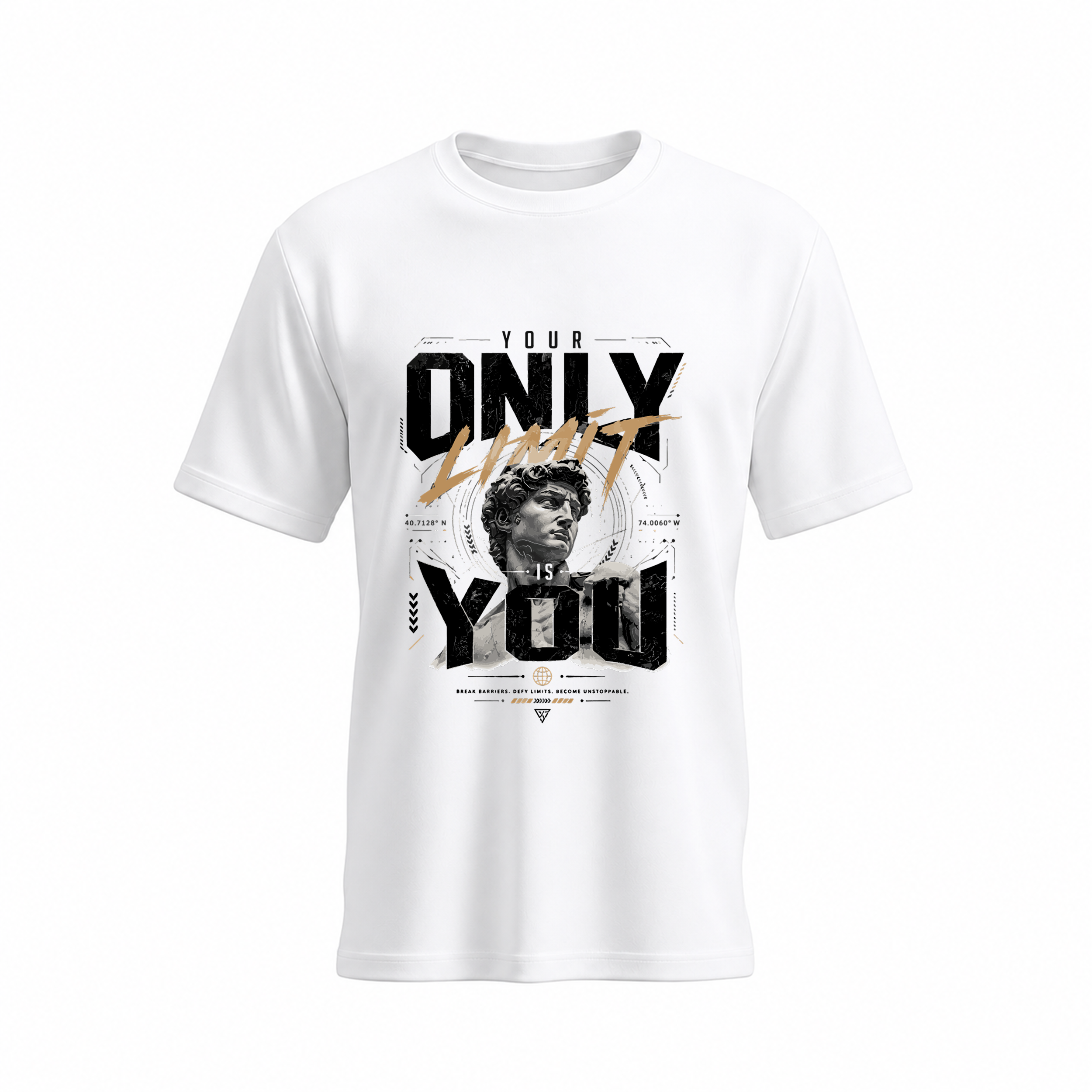 SIIEGE Only You Round Neck Soft Cotton T-Shirt For Men