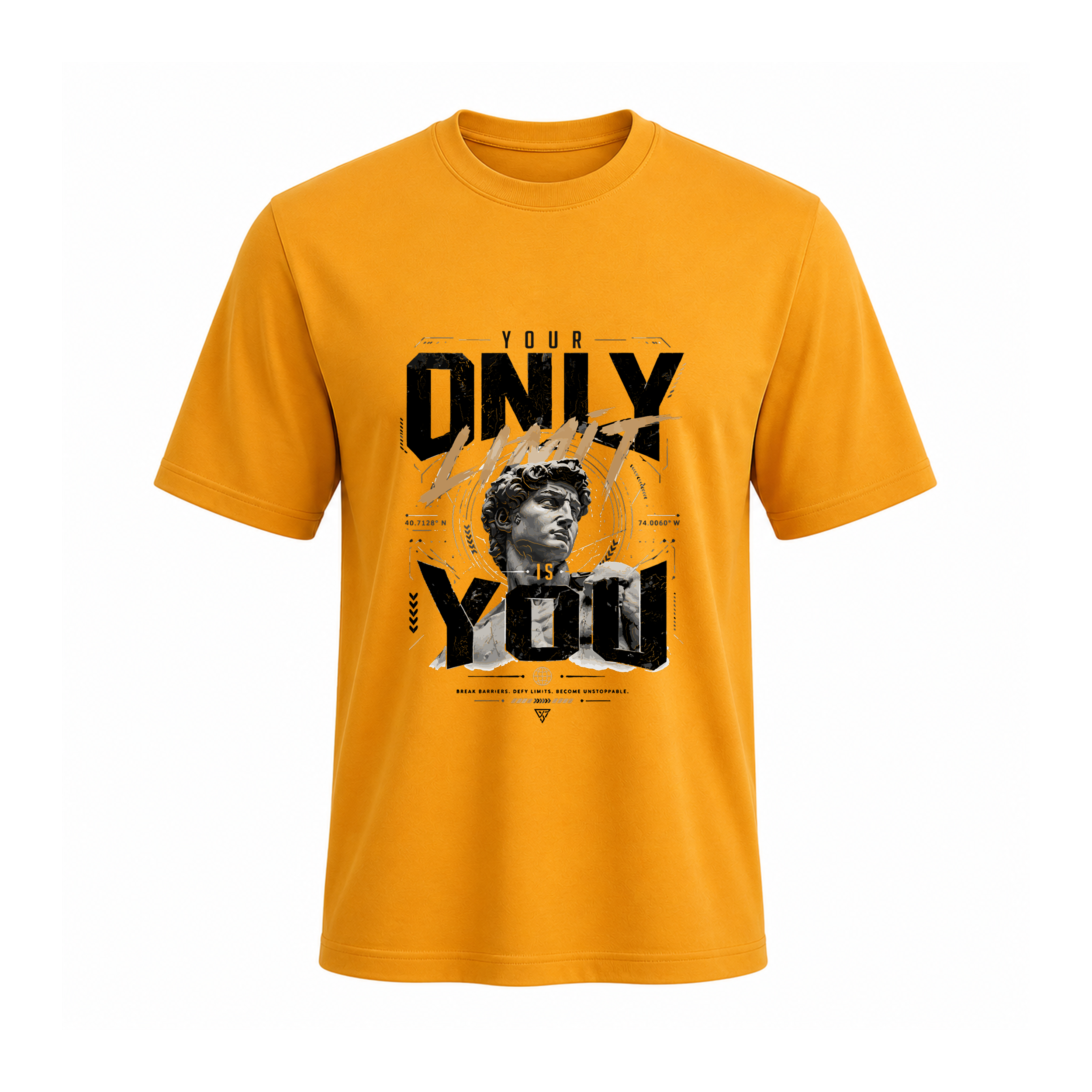 SIIEGE Only You Round Neck Soft Cotton T-Shirt For Men