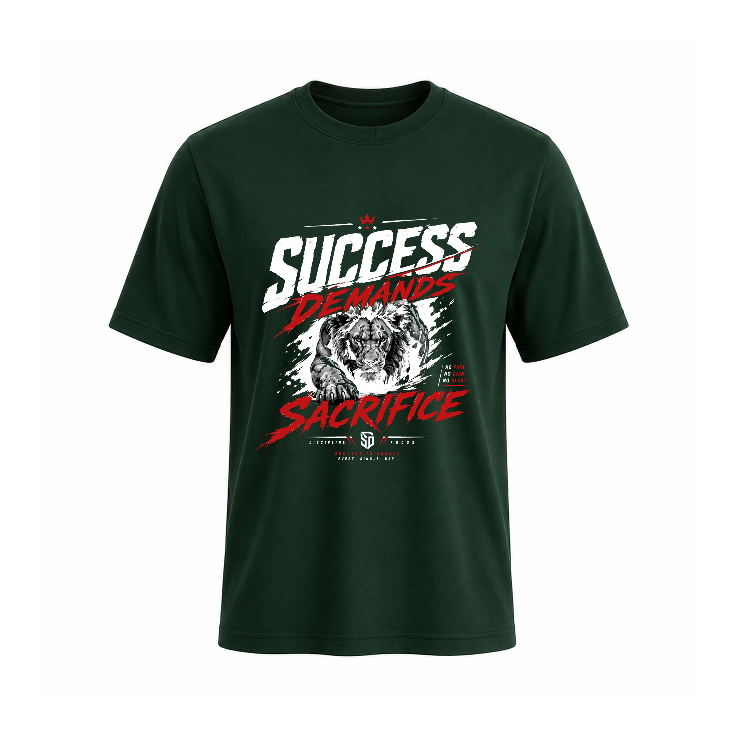 SIIEGE Demands Sacrifice Soft Cotton T-Shirt For Men