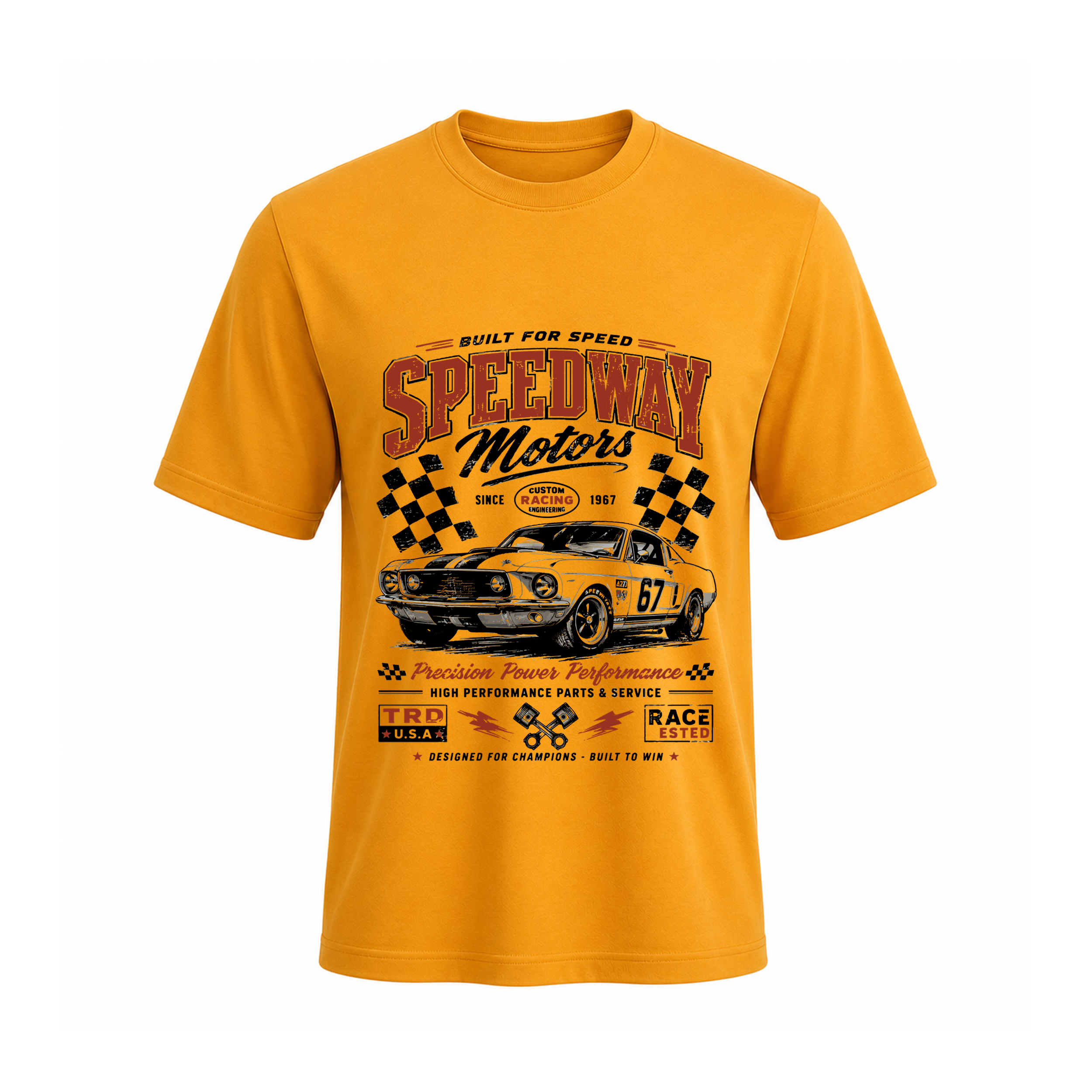 SIIEGE Built For Speed Soft Cotton T-Shirt For Men