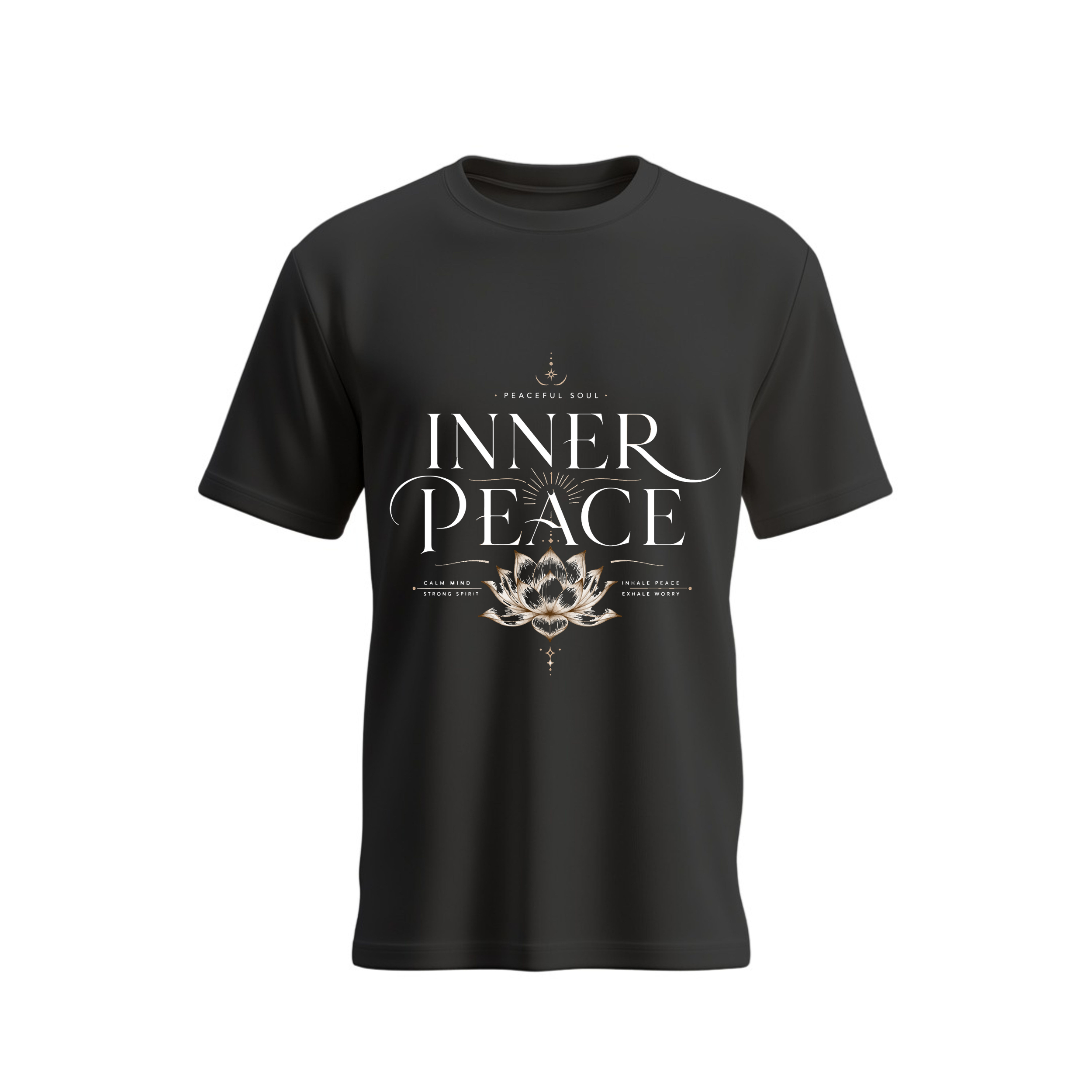 SIIEGE Inner Peace Soft Cotton T-Shirt For Men
