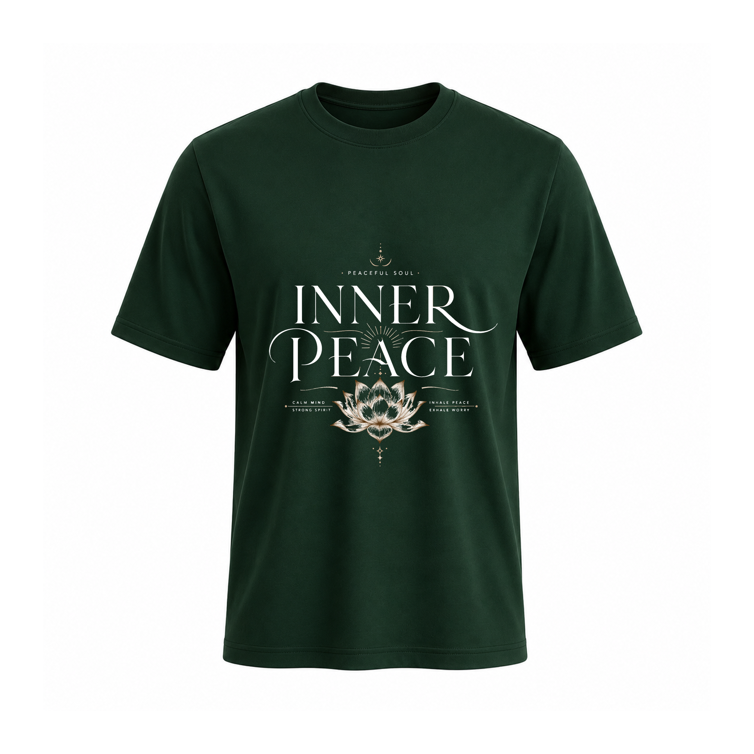 SIIEGE Inner Peace Soft Cotton T-Shirt For Men