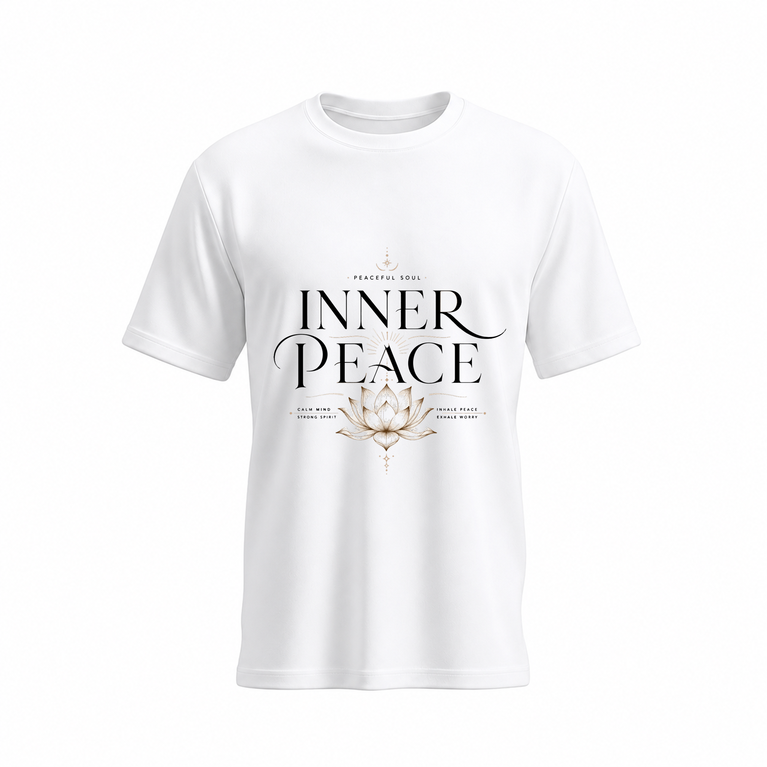 SIIEGE Inner Peace Soft Cotton T-Shirt For Men