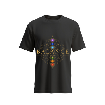 SIIEGE Balance Round Neck Soft Cotton T-Shirt For Men