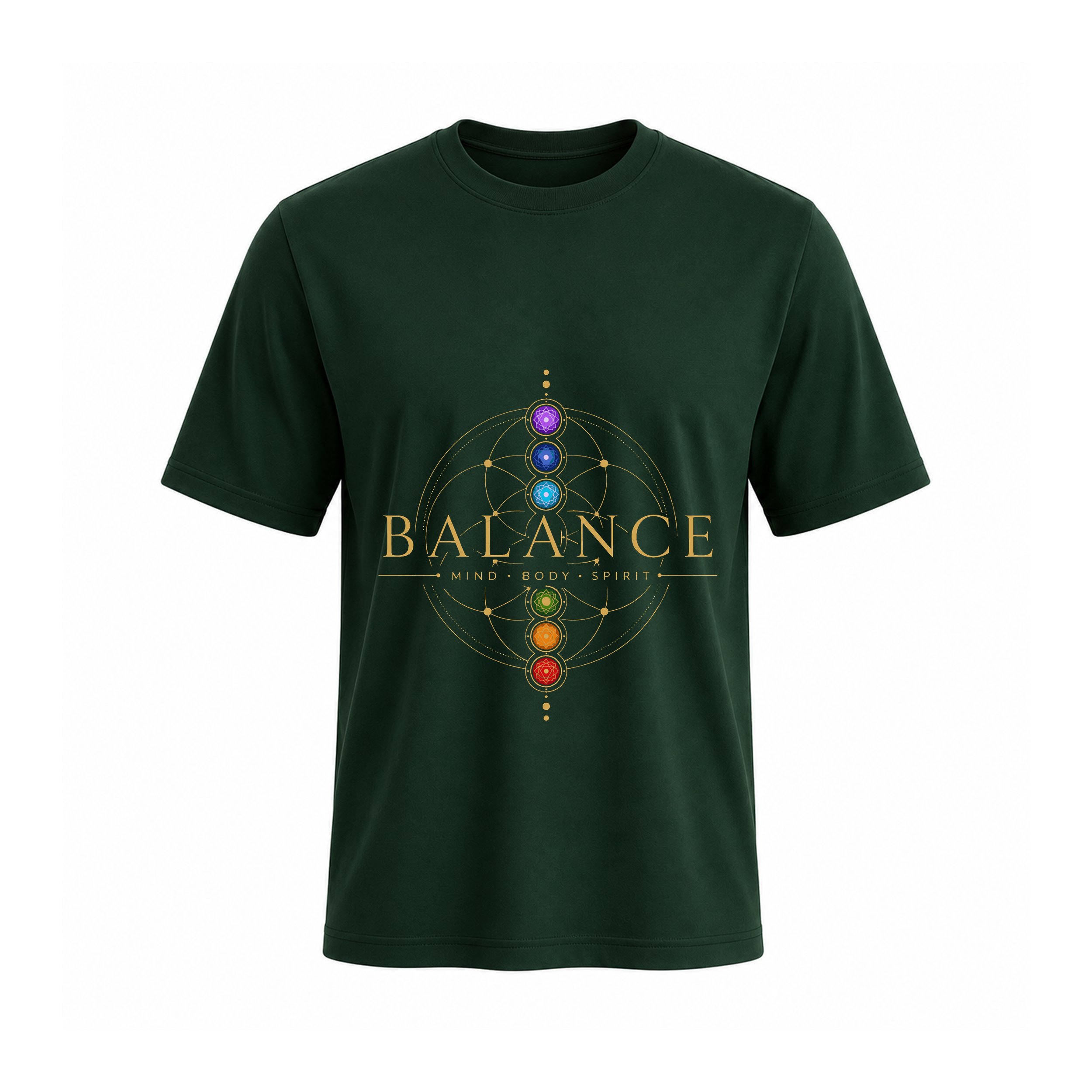 SIIEGE Balance Round Neck Soft Cotton T-Shirt For Men