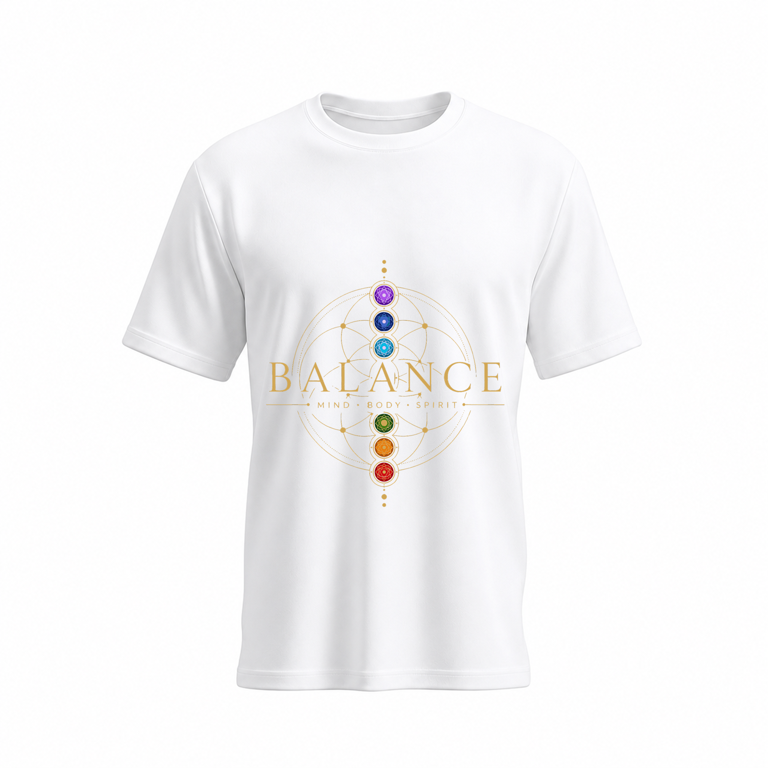 SIIEGE Balance Round Neck Soft Cotton T-Shirt For Men