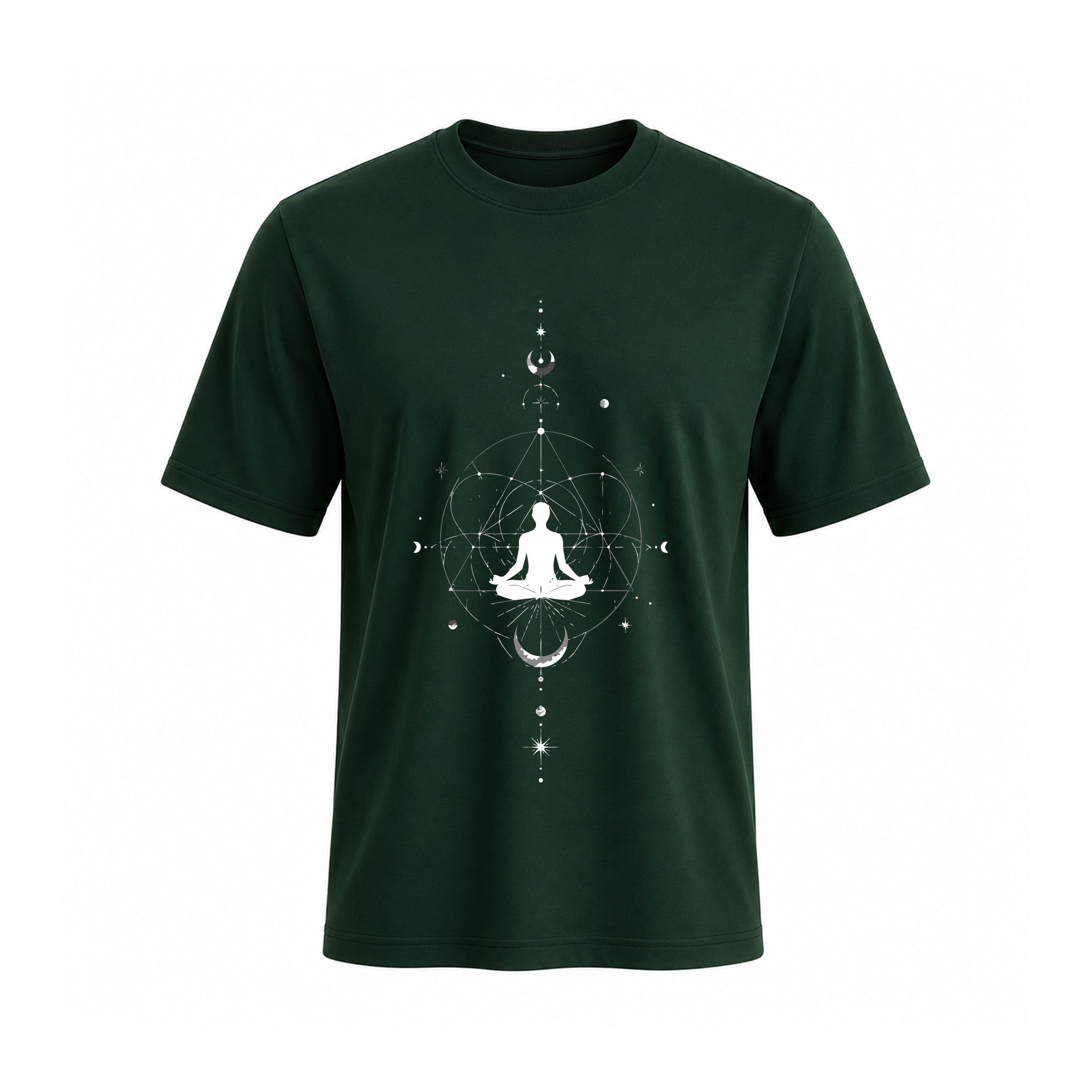 SIIEGE Yoga Chakra  Soft Cotton T-Shirt For Men
