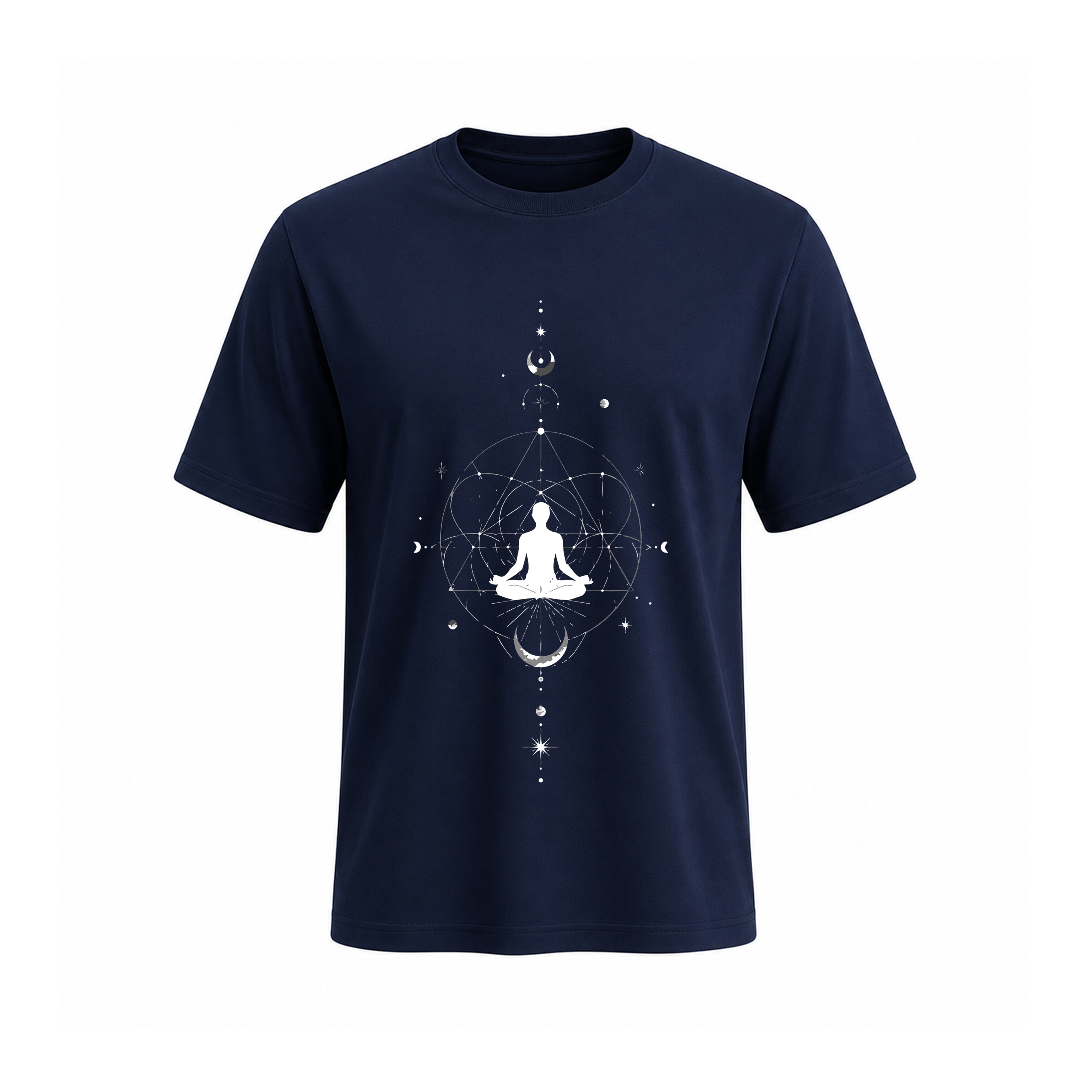 SIIEGE Yoga Chakra  Soft Cotton T-Shirt For Men